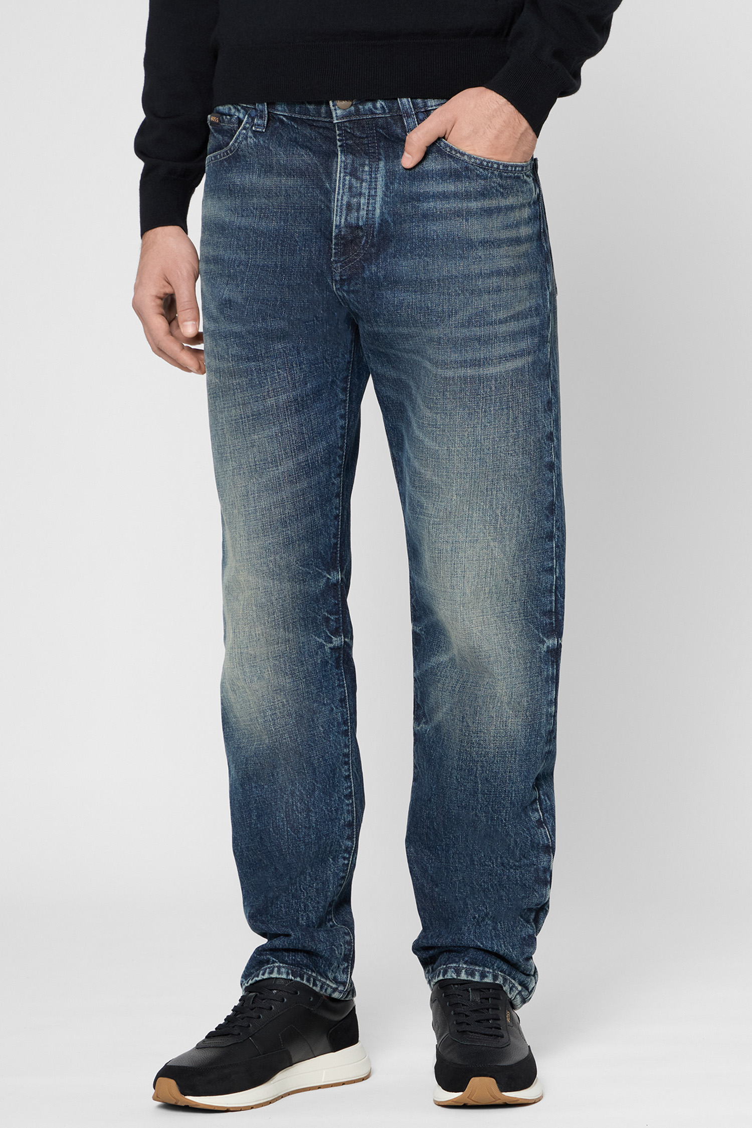 Чоловічі темно-сині джинси BOSS 50548044;422