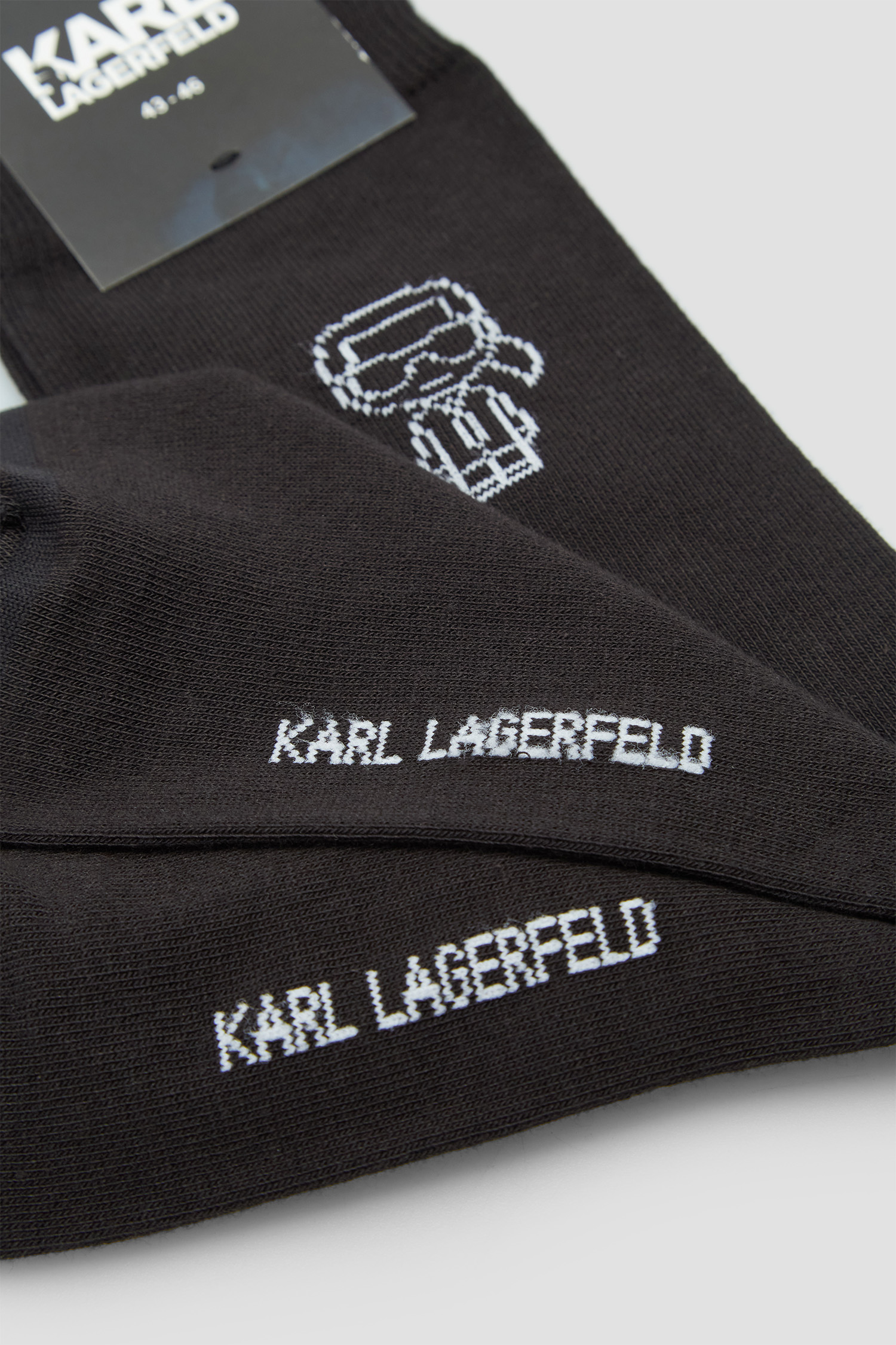 Мужские черные носки Karl Lagerfeld 542102.805512;990