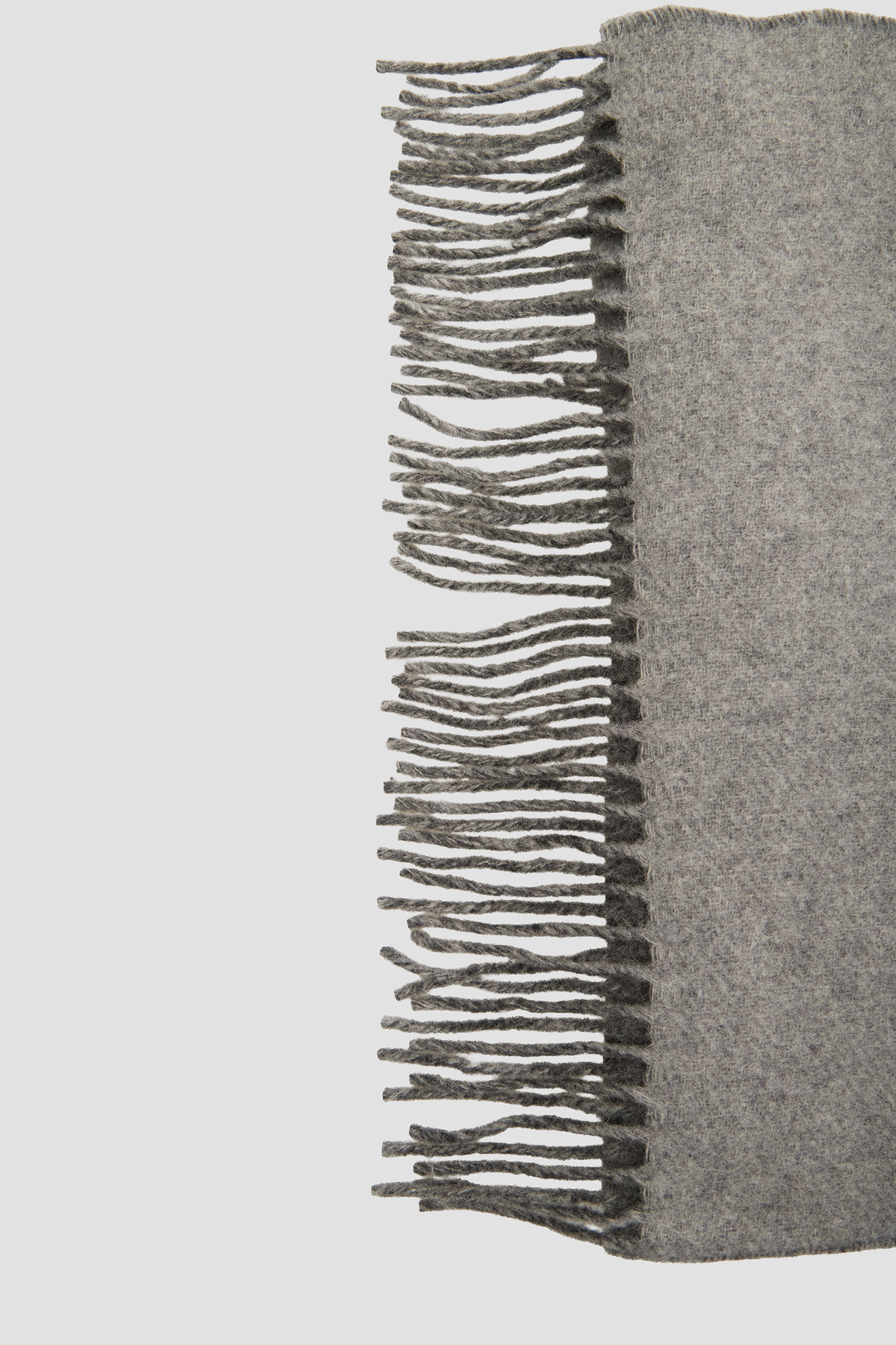 Мужской серый шерстяной шарф Karl Lagerfeld 554137.805001;941