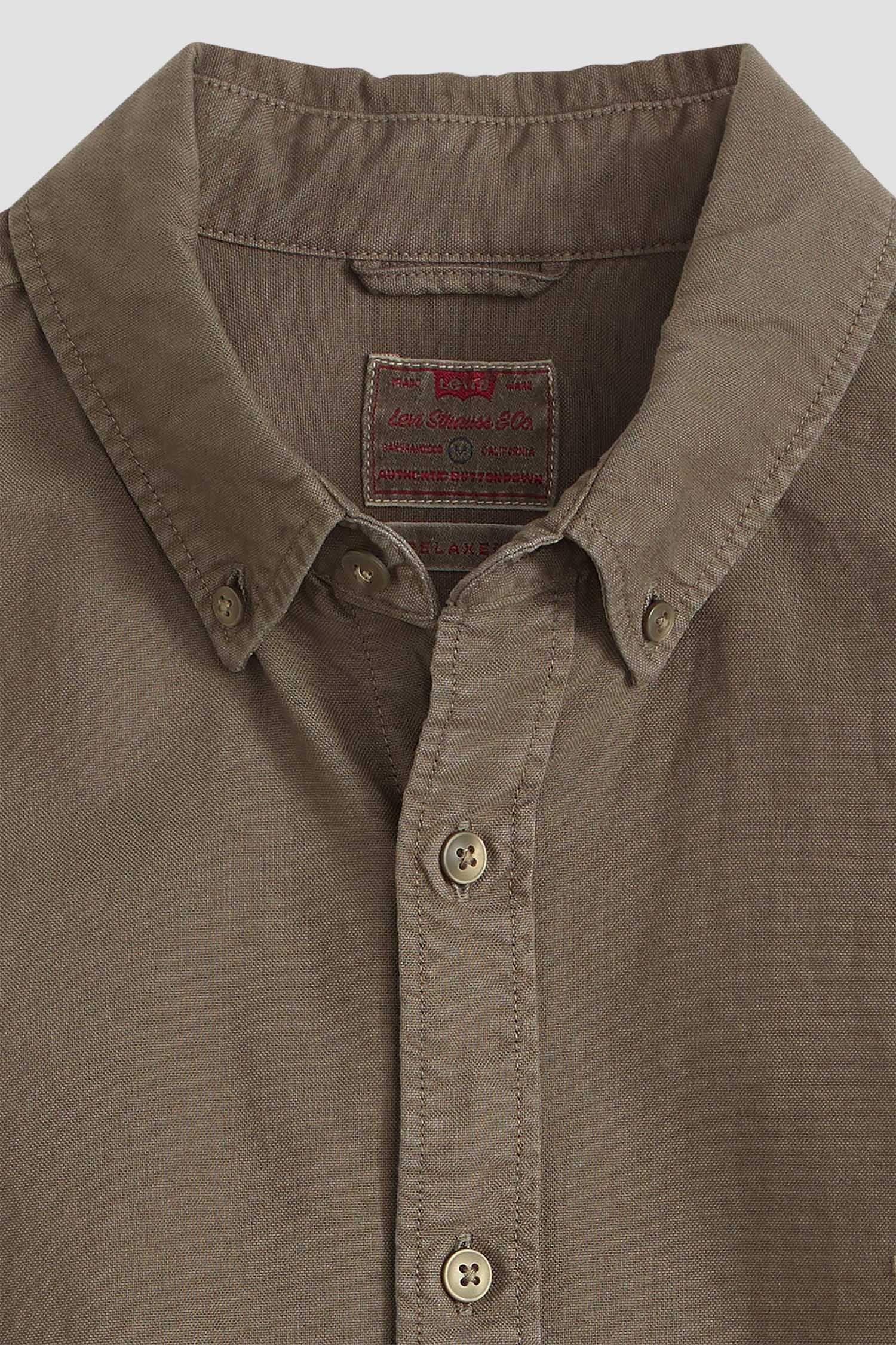 Мужская коричневая рубашка Levi’s® A7210;0051