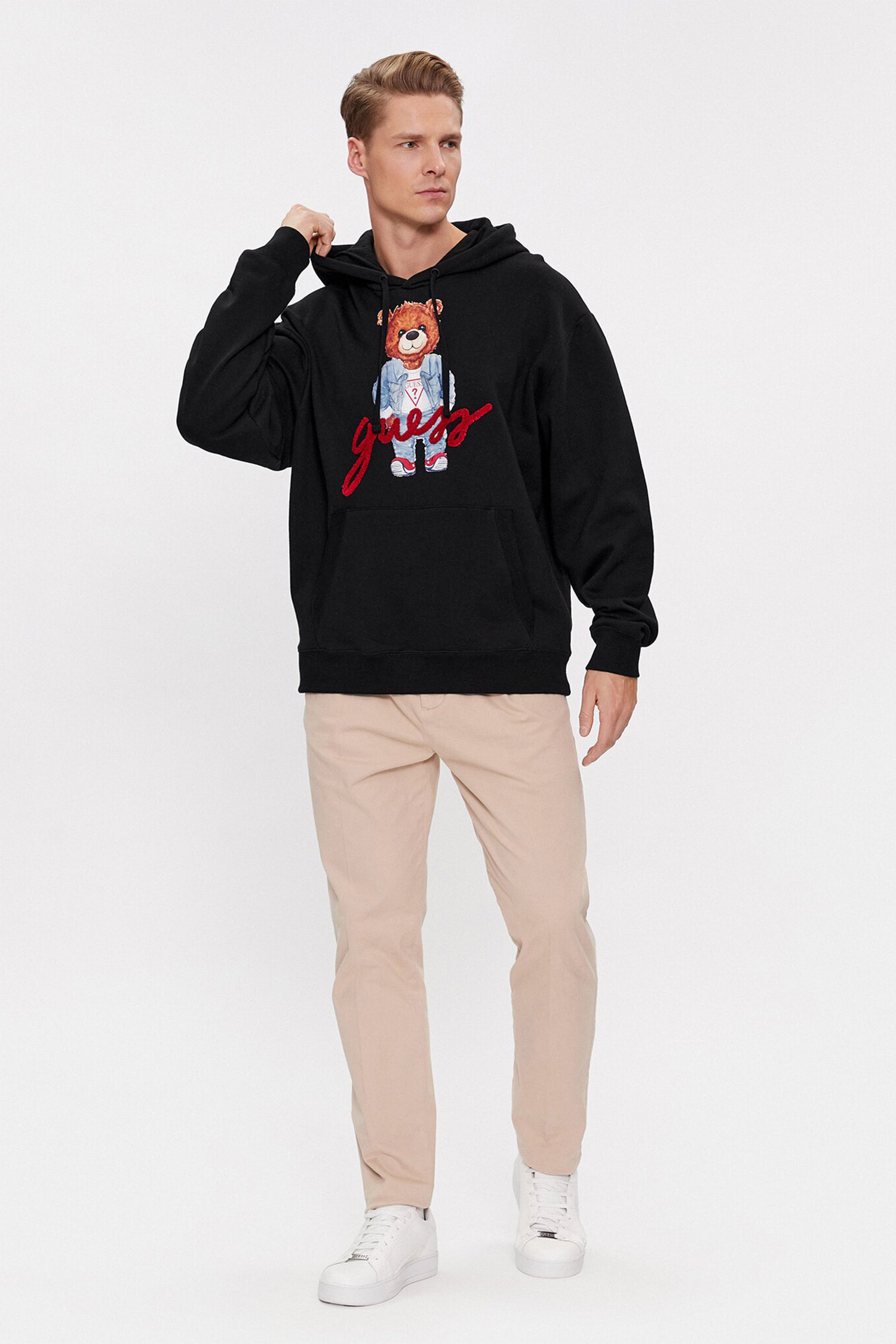 Чорне худі Guess M4RQ25.KBJ31;JBLK