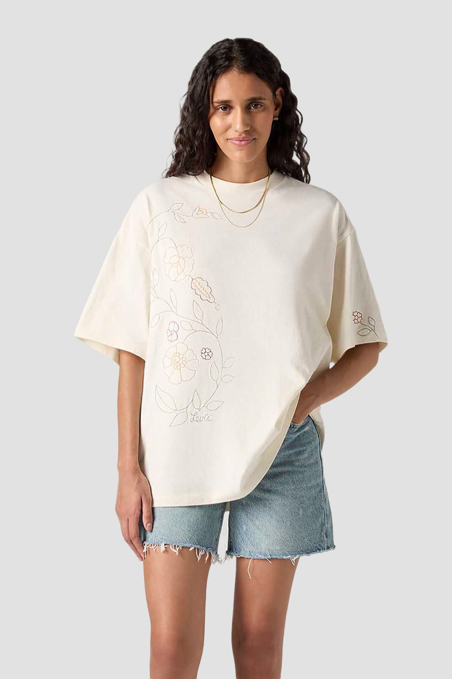 Жіноча біла футболка Levi’s® A4924;0077