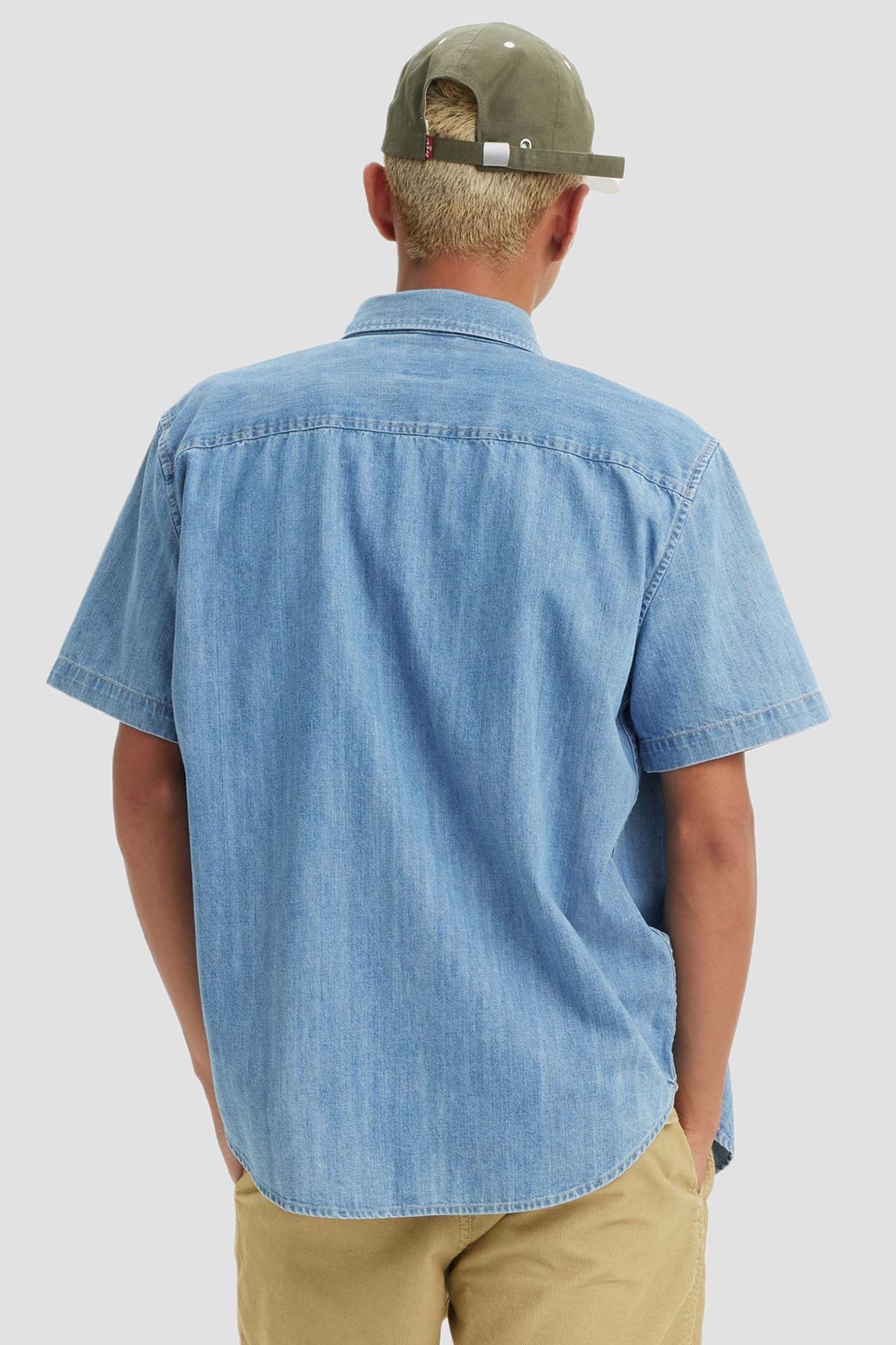 Мужская голубая джинсовая рубашка Levi’s® A9161;0007