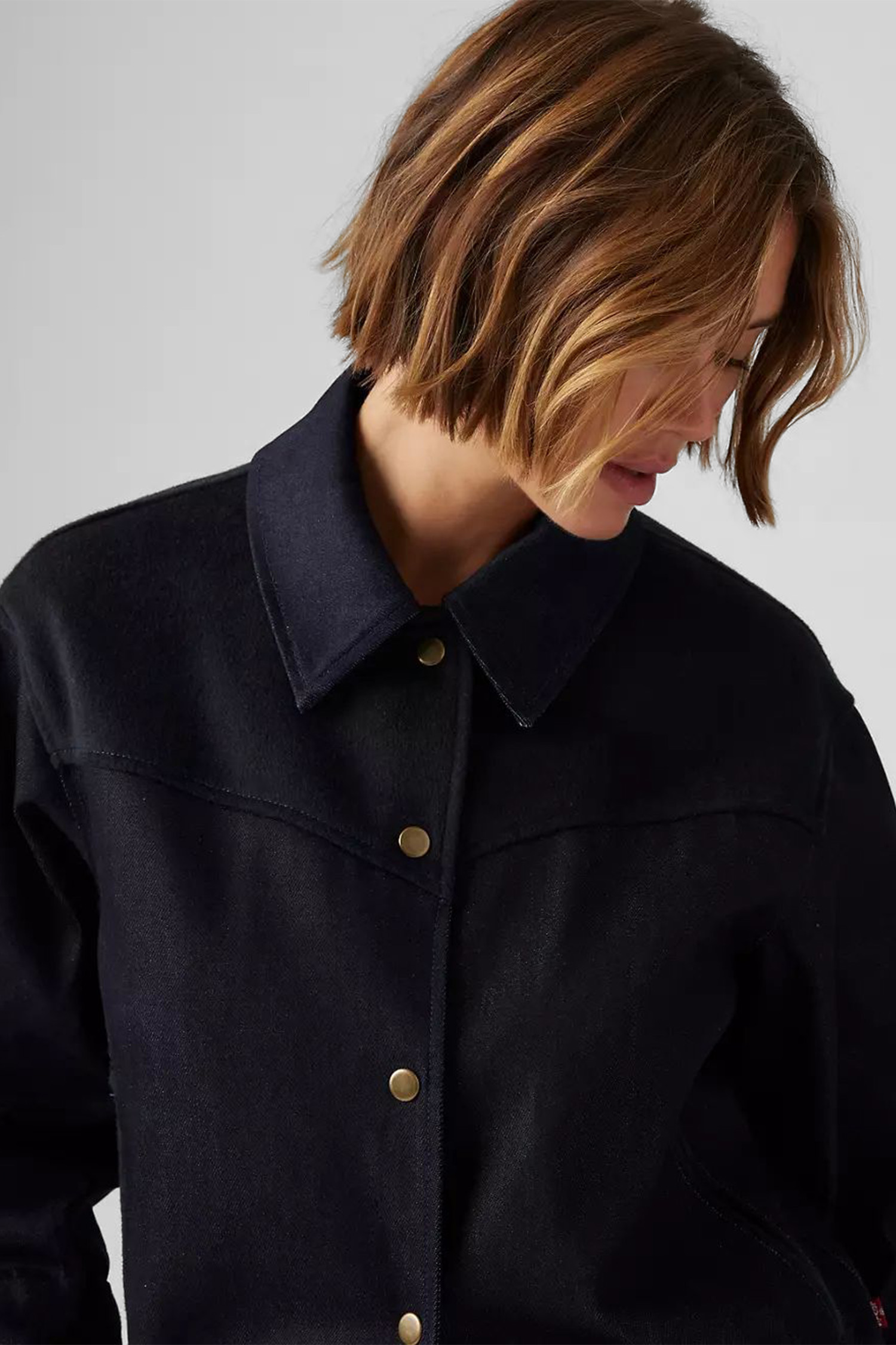 Женская черная джинсовая куртка Levi’s® 001FN;0000