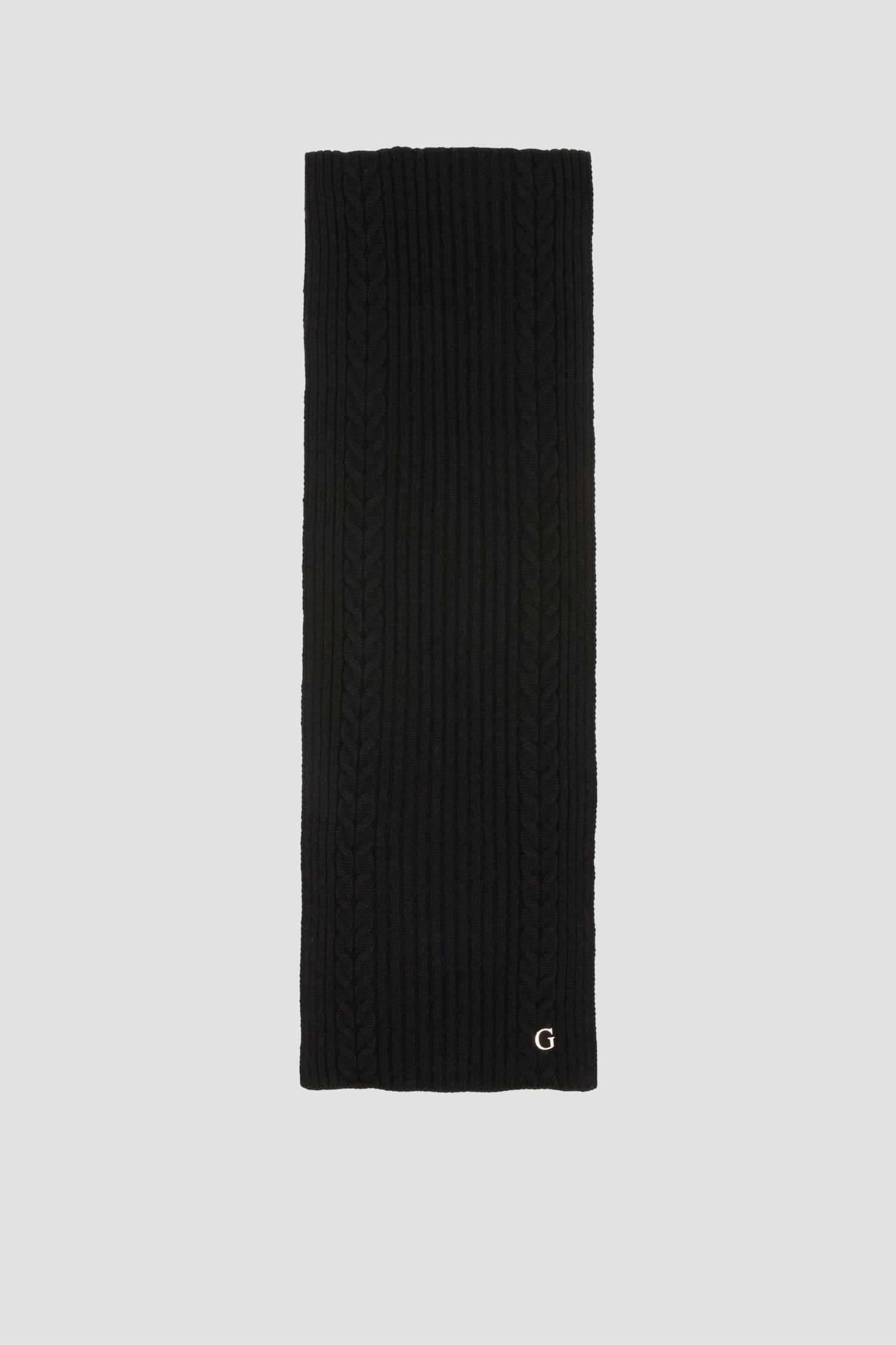 Женский черный шарф Guess AW5383.POL03;BLA