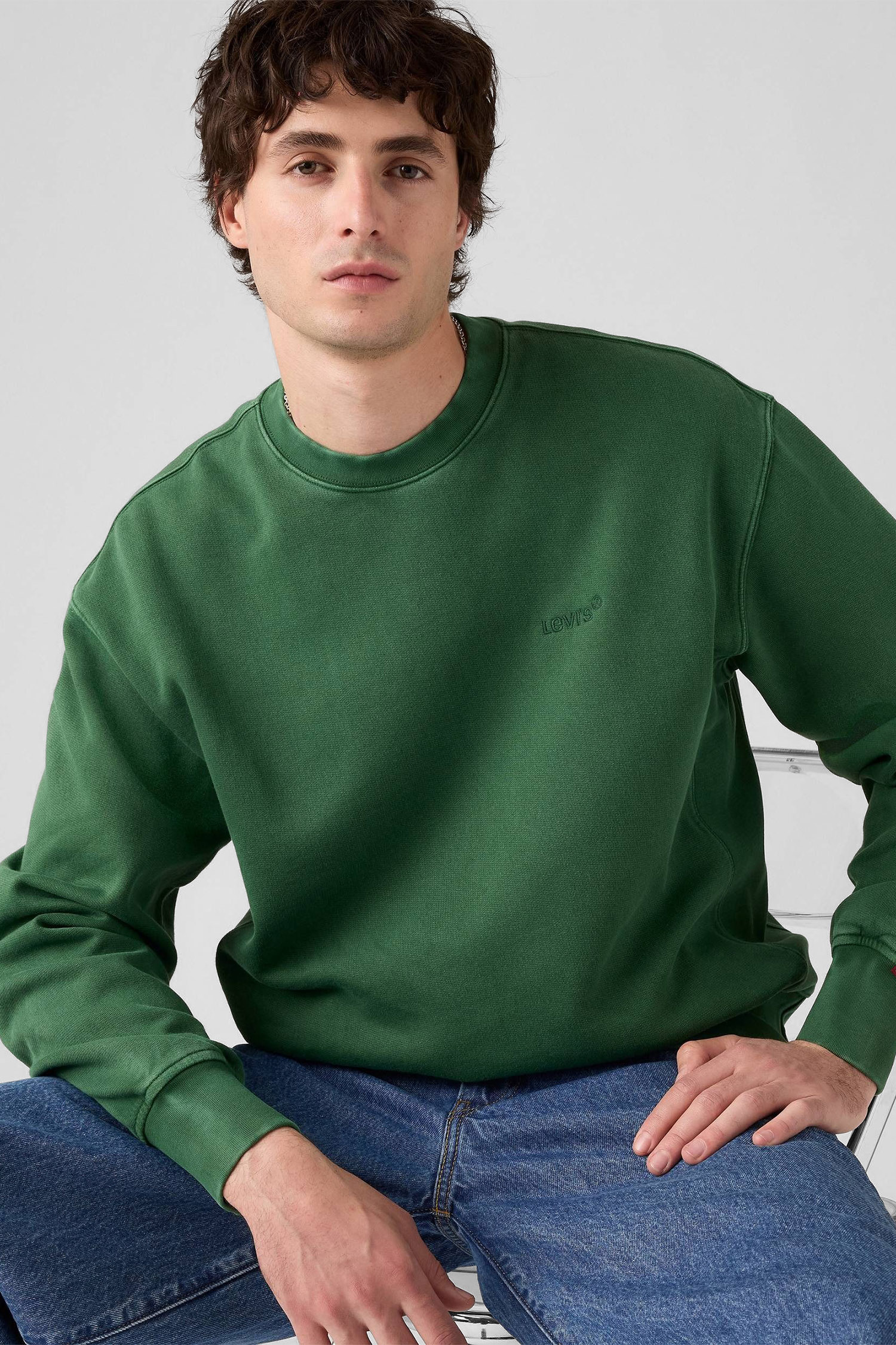 Мужской зеленый свитшот Levi’s® A9244;0036