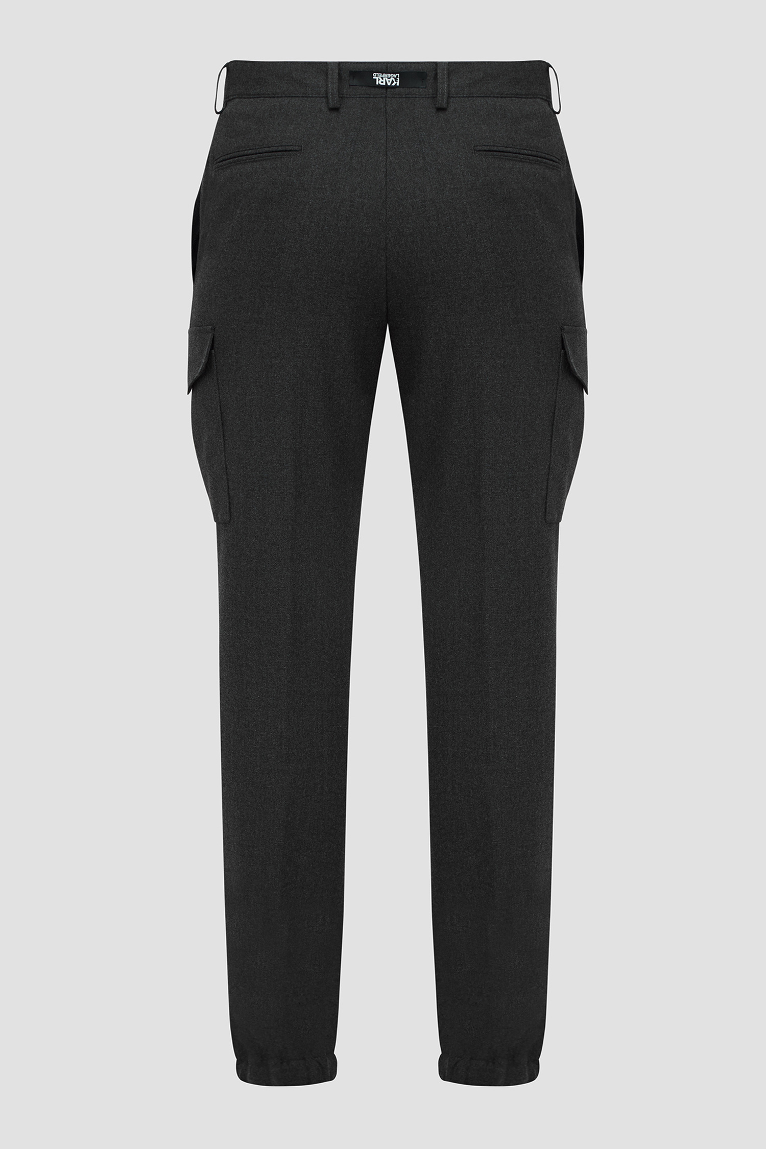 Мужские серые шерстяные джоггеры Karl Lagerfeld 533001.255038;960