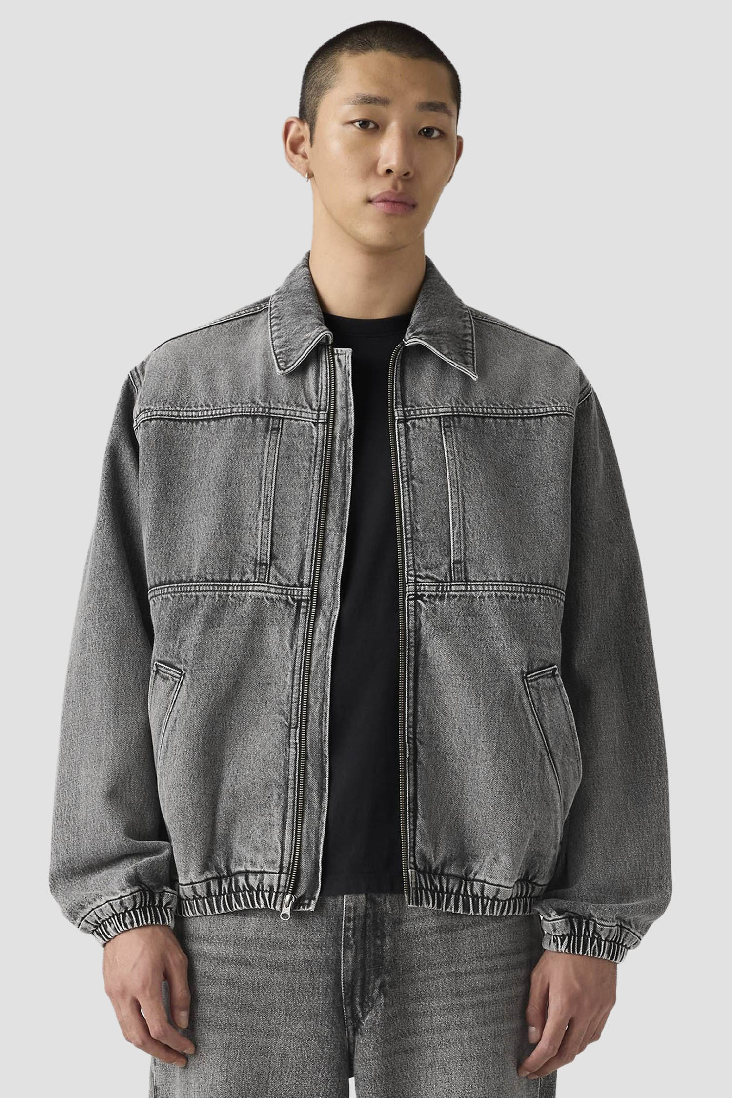 Чоловіча сіра джинсова куртка Levi’s® 005AK;0001