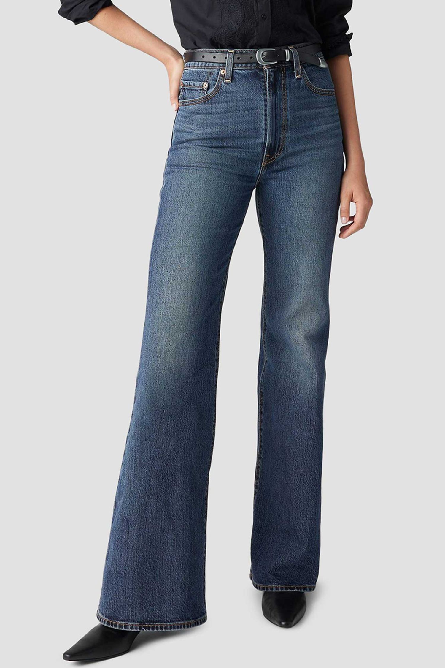 Женские синие джинсы Ribcage Bell Levi’s® A7503;0019