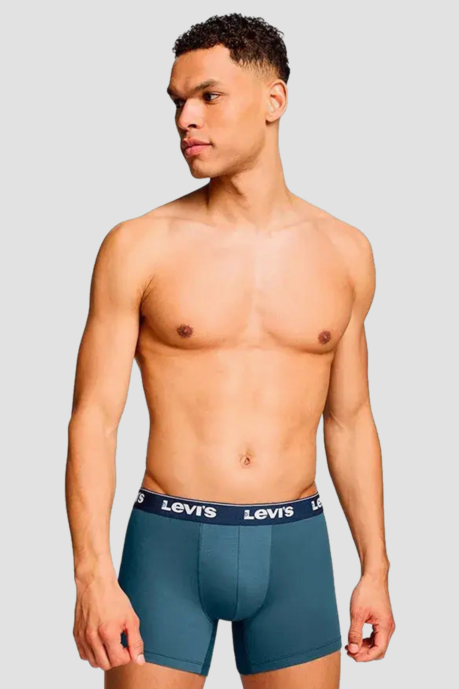 Мужские темно-синие боксеры (3 шт) Levi’s® 701236673;002
