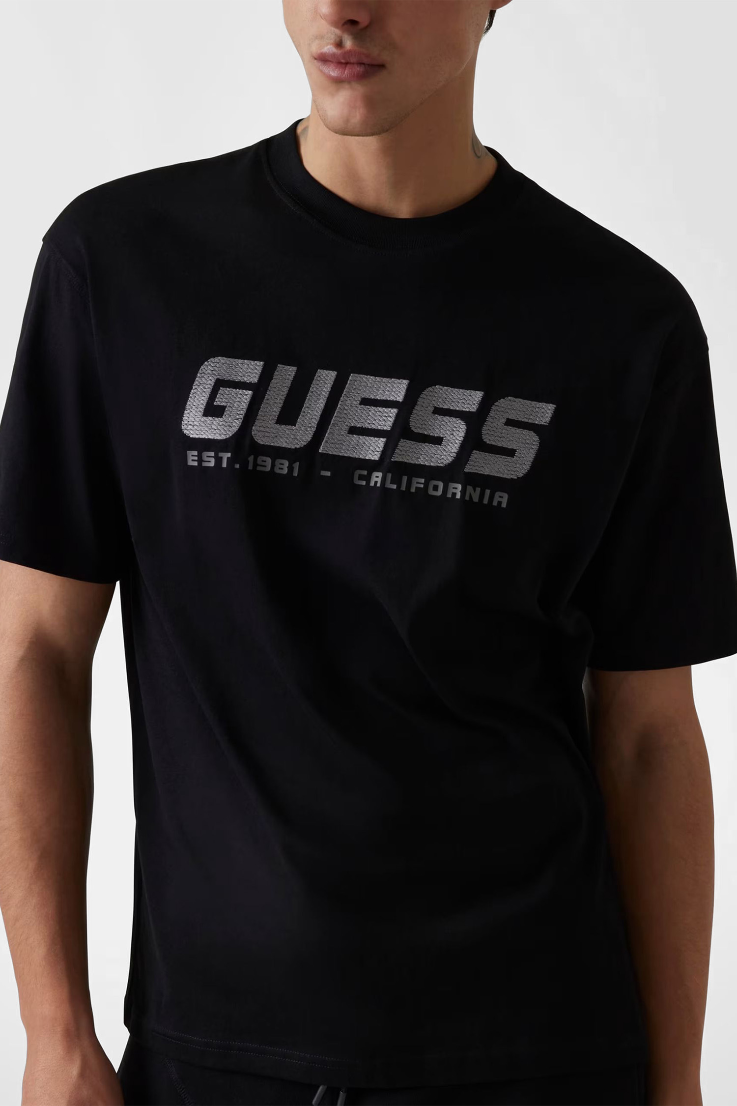Мужская черная футболка Guess Z5RI10.I3Z14;JBLK