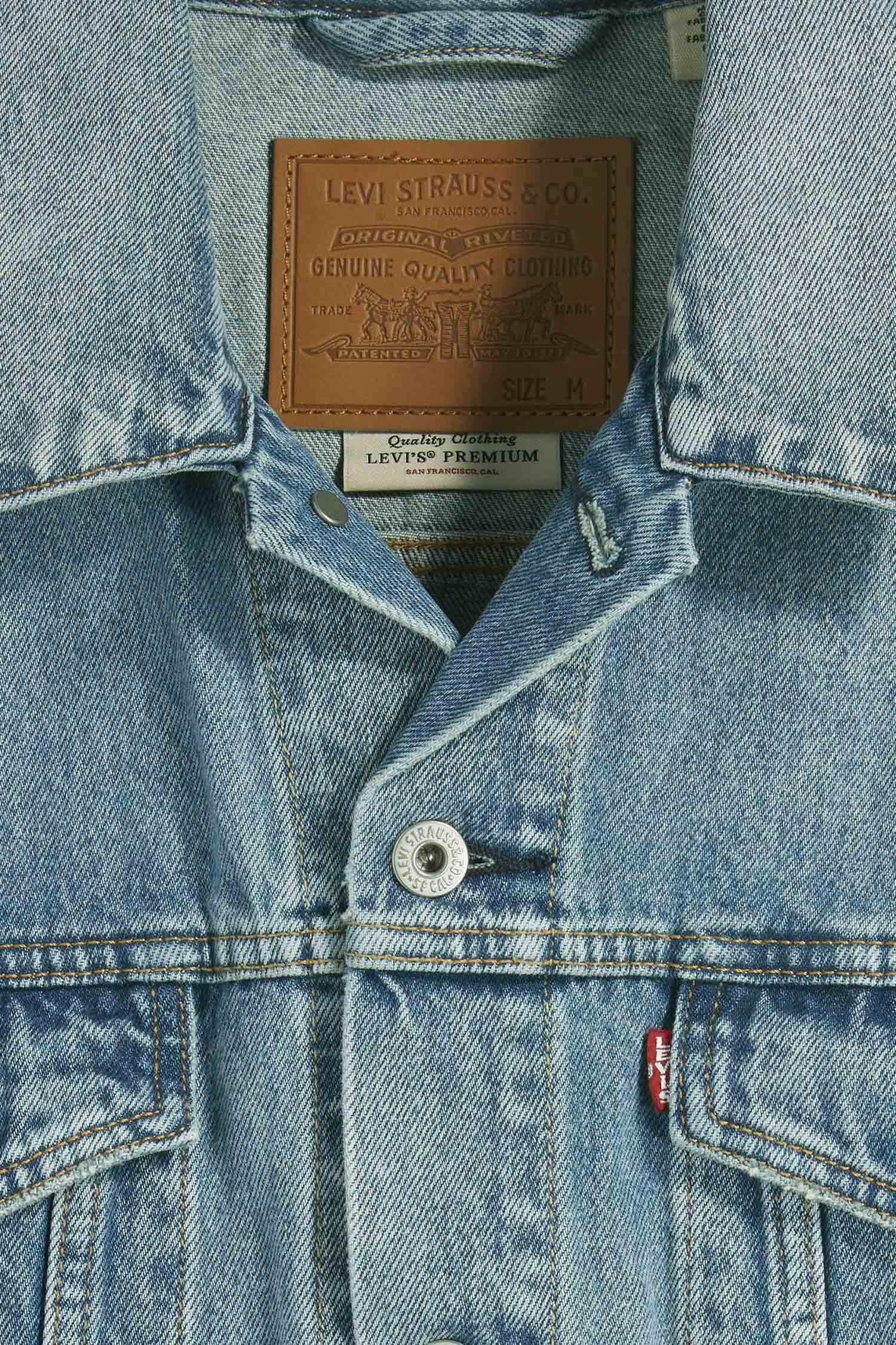 Чоловічий блакитний джинсовий жилет Levi’s® A5789;0000
