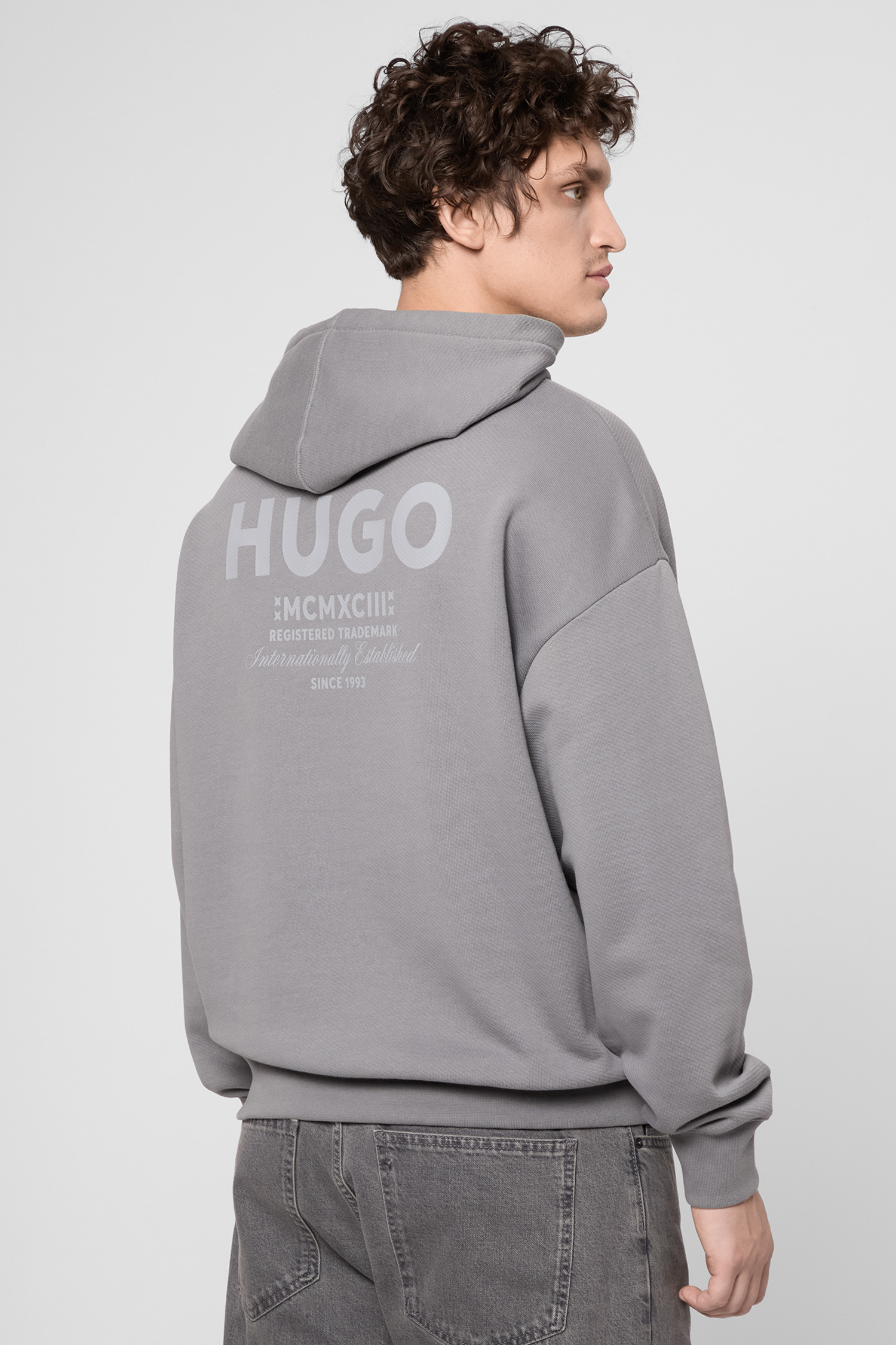 Чоловіче сіре худі HUGO BLUE 50510724;036