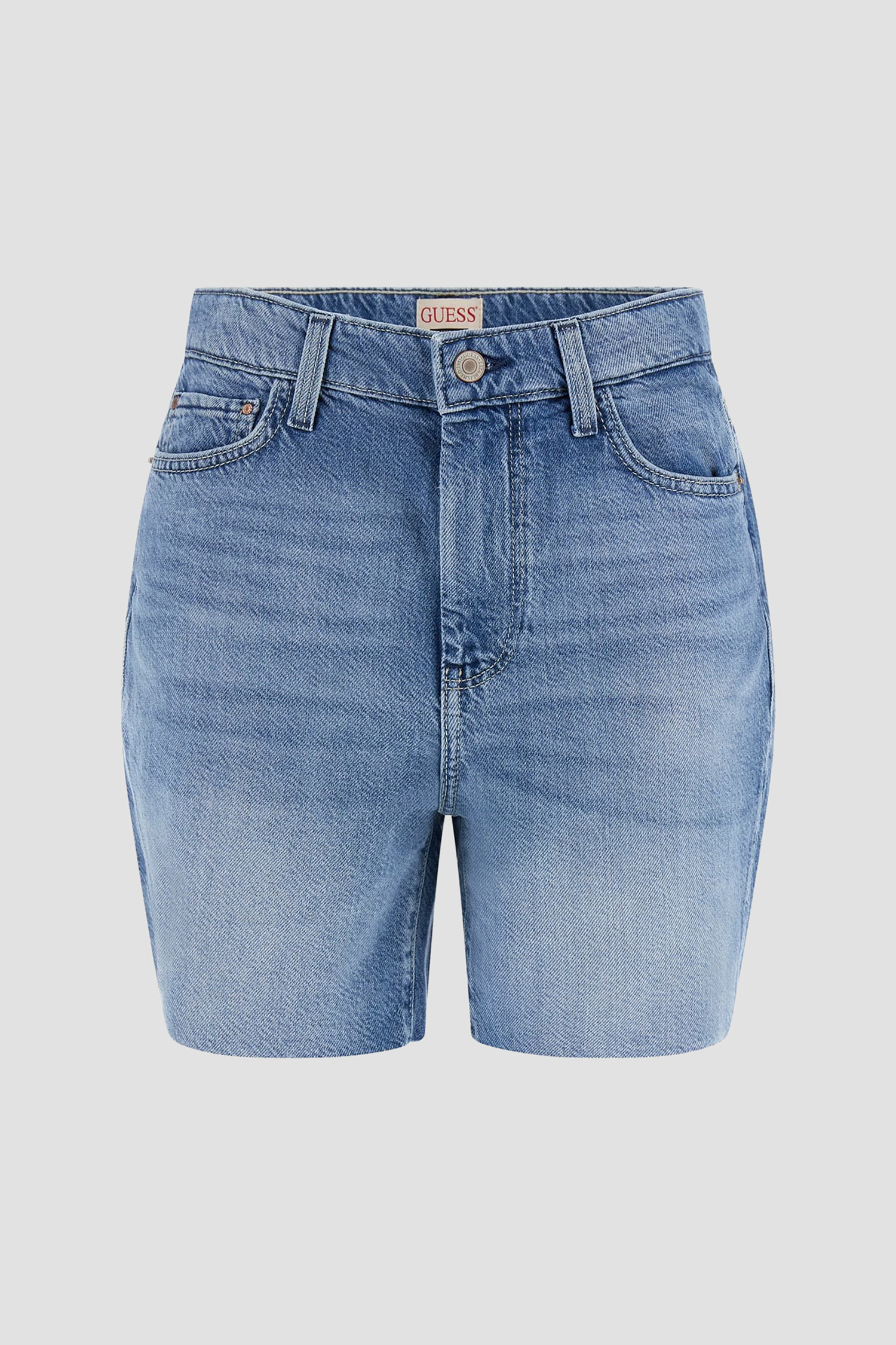 Женские синие джинсовые шорты Guess W5GD47.D5B9A;RF0W