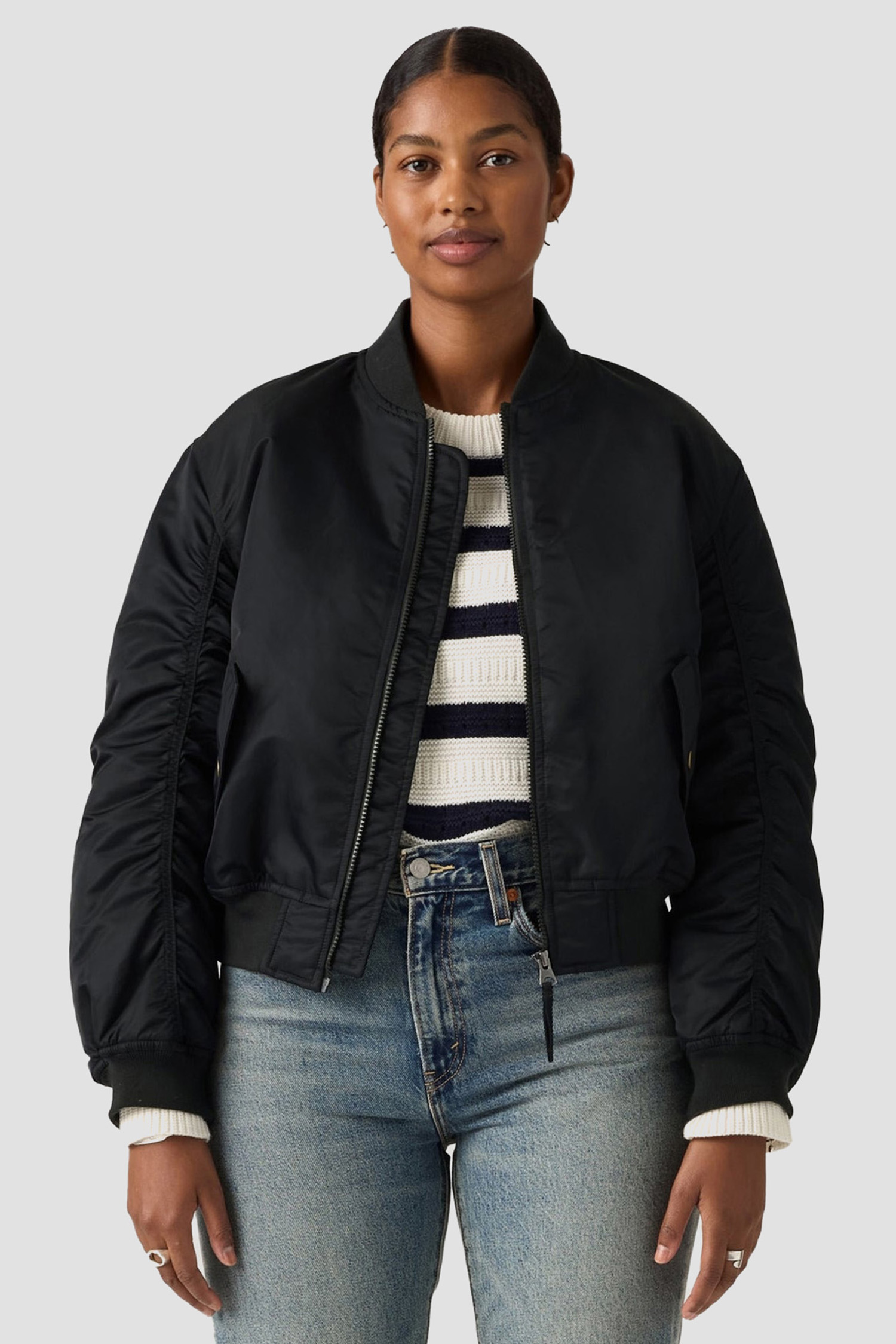 Женский черный бомбер Levi’s® 005AZ;0002