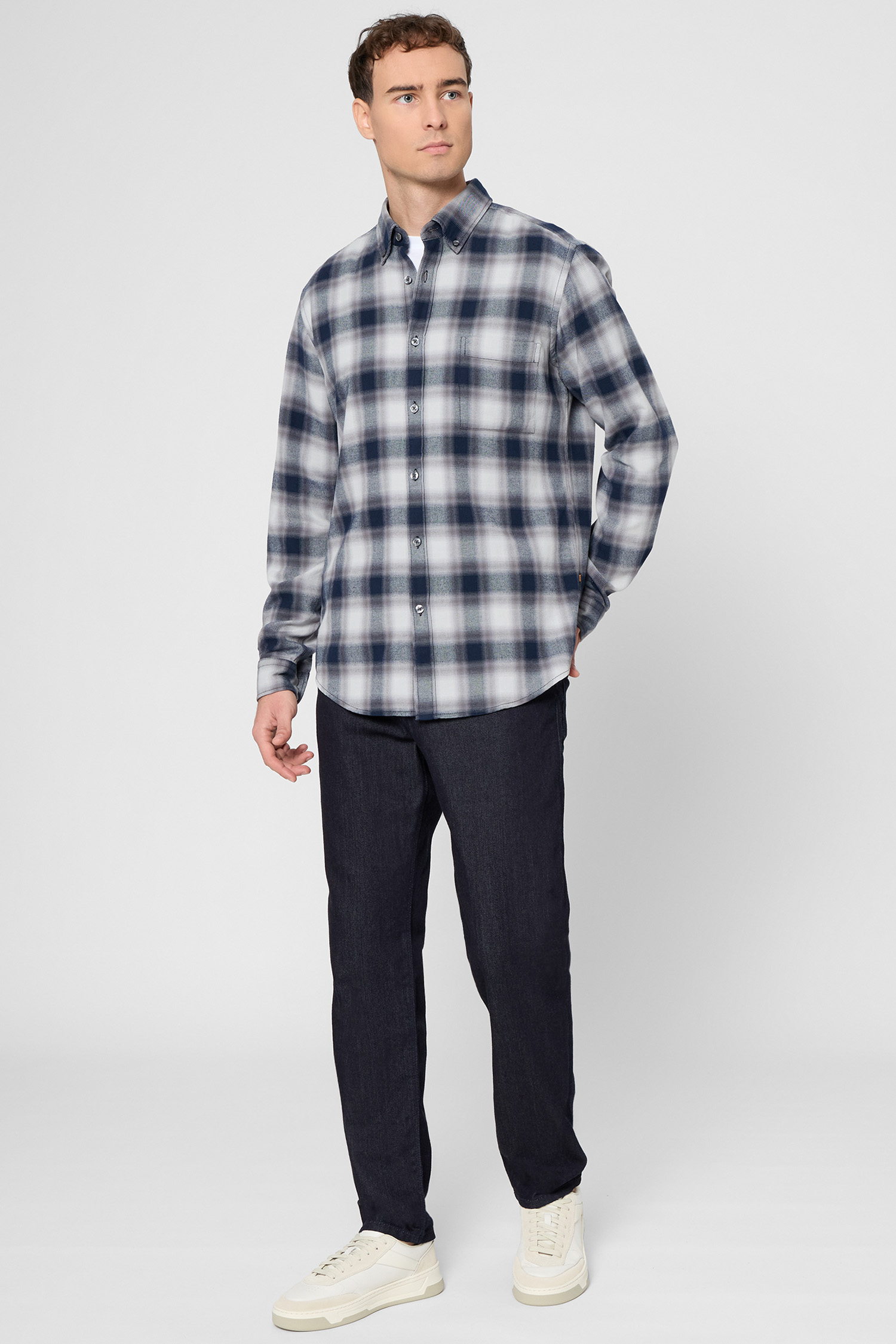 Мужские темно-синие джинсы BOSS 50549818;404