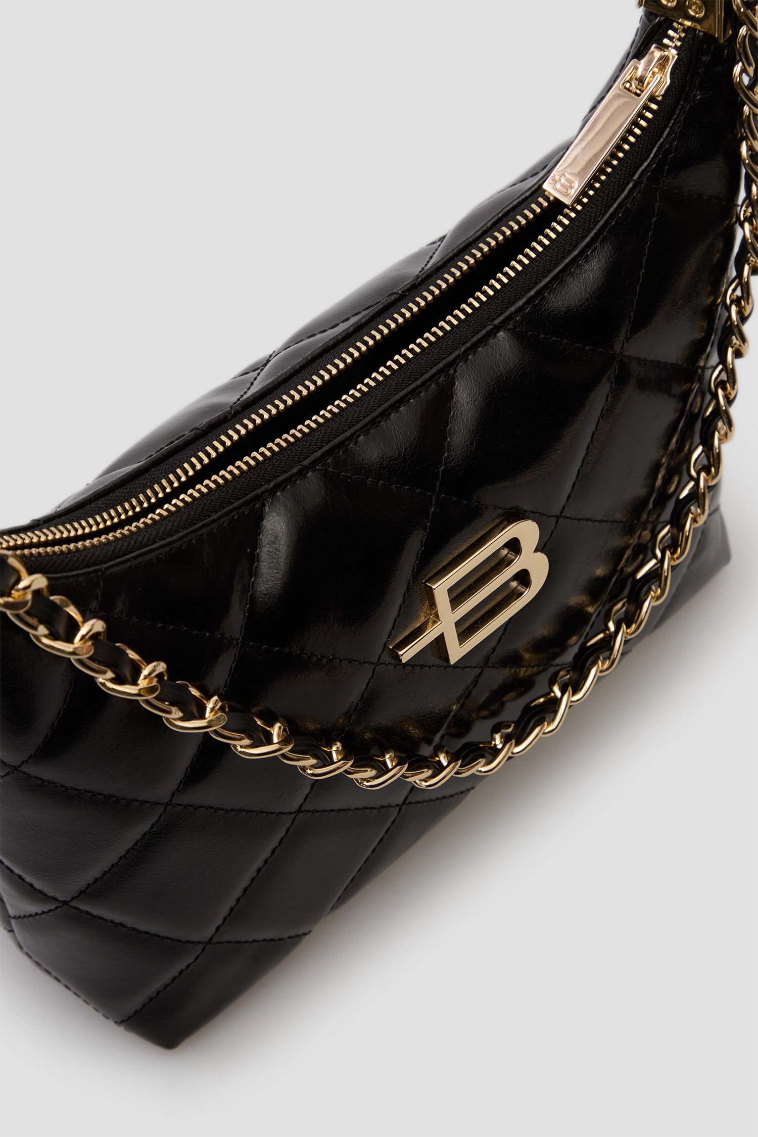 Женская черная кожаная сумка BALDININI G3FPWGEU0012;999