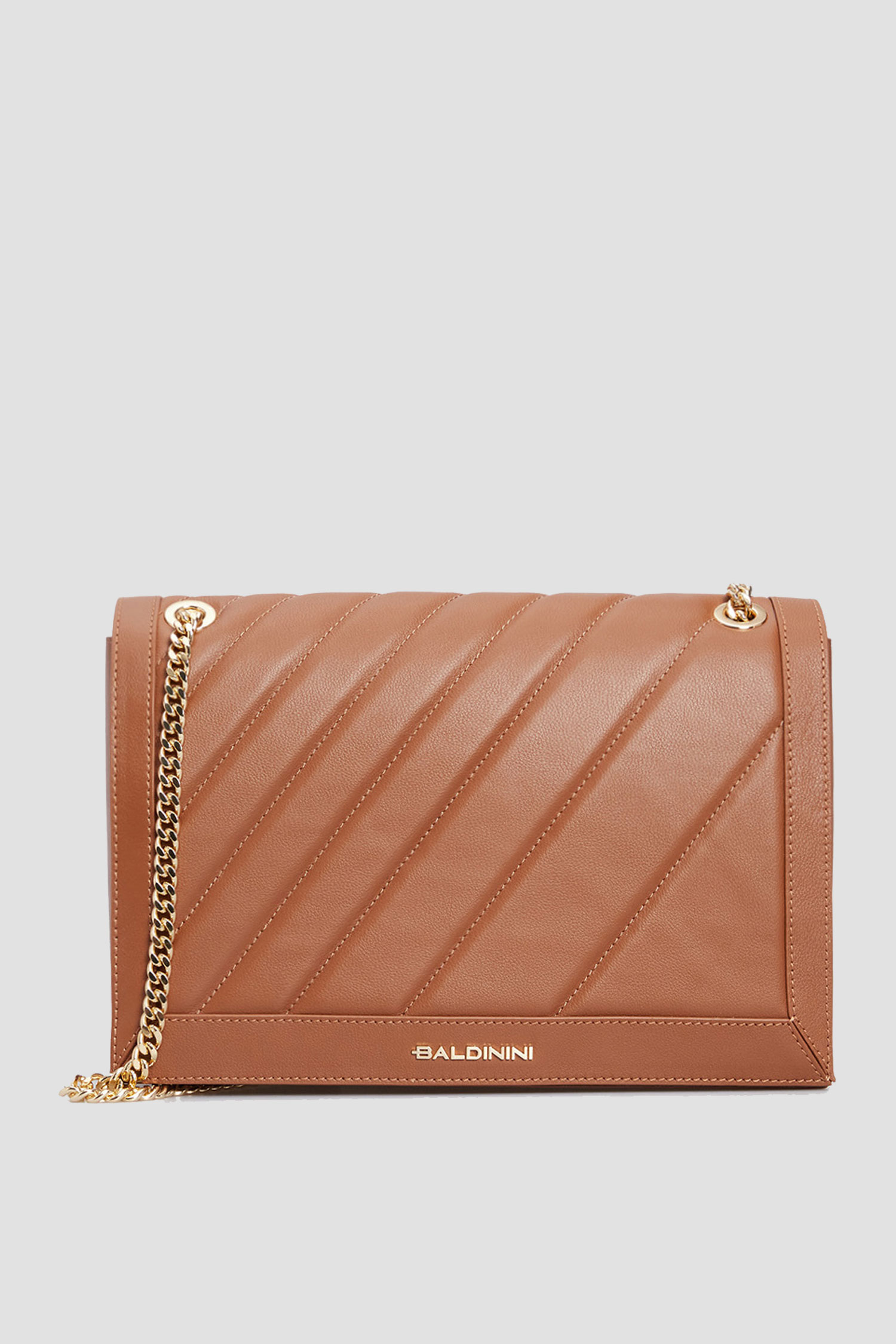 Жіноча коричнева шкіряна сумка Baldinini B4BF16XXLULU;4060
