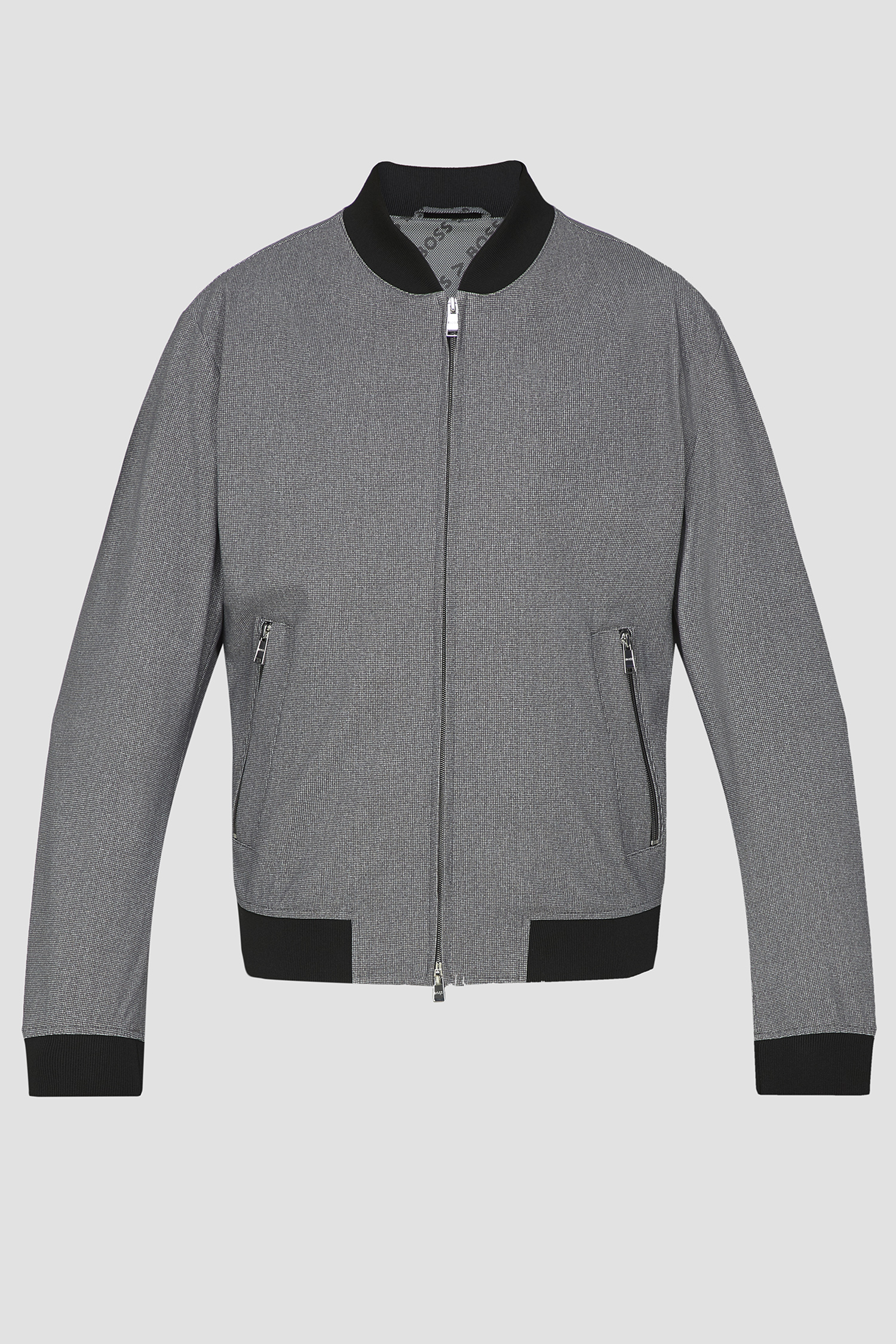 Чоловічий сірий бомбер BOSS 50509563;041