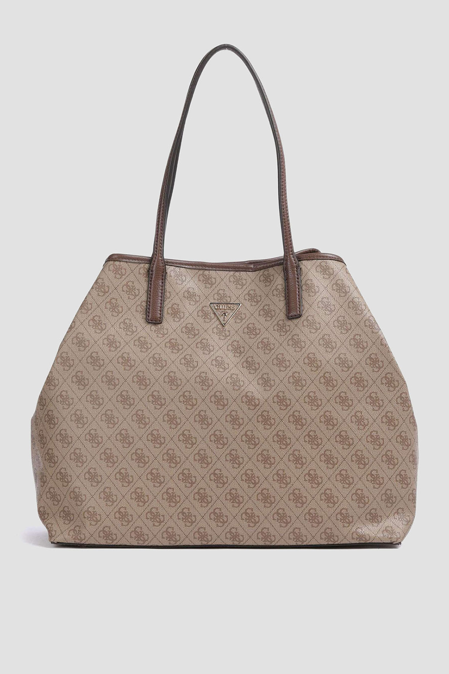 Женская коричневая сумка с узором Guess HWESG9.51429;LGW