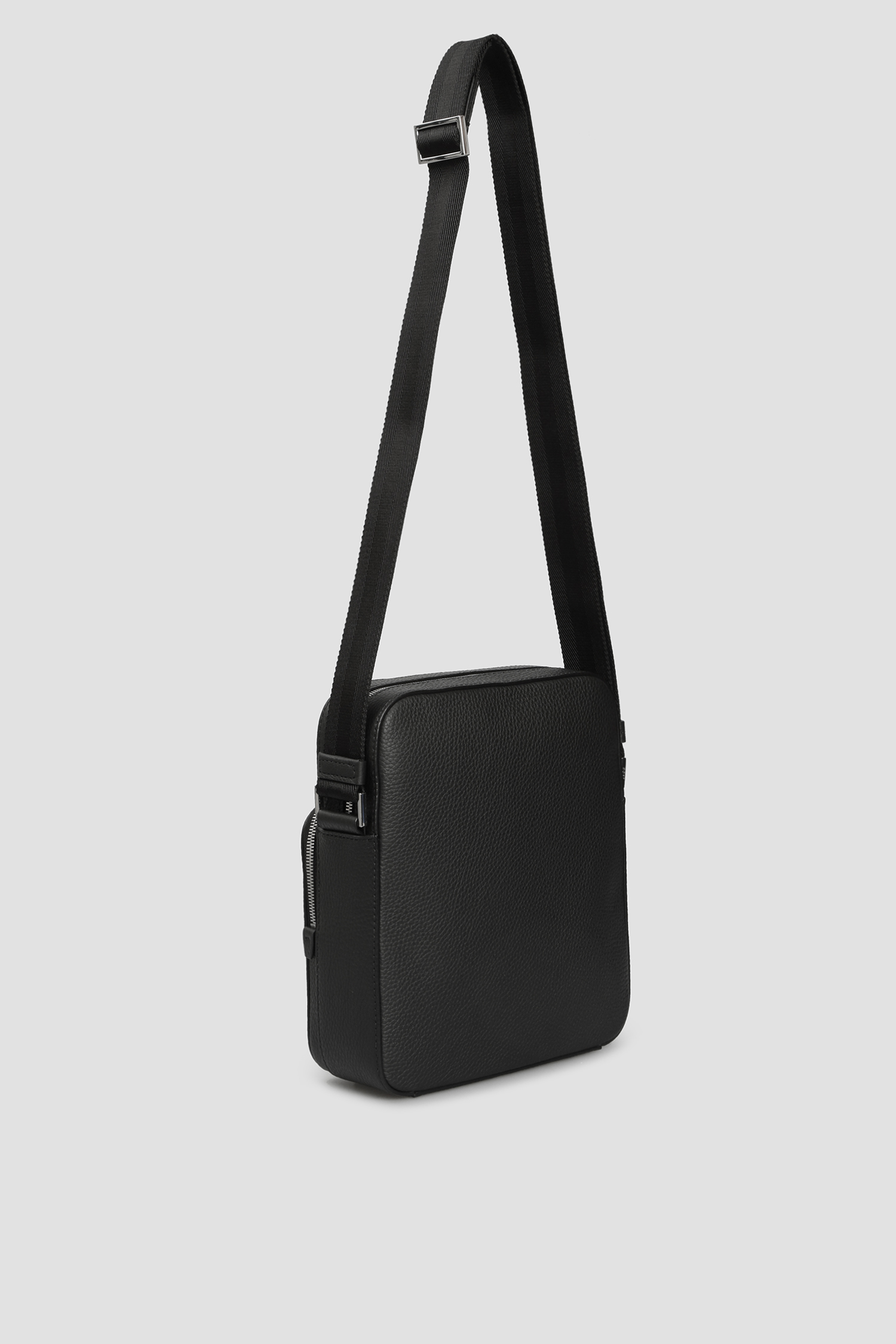 Чоловіча чорна шкіряна сумка BOSS 50470469;001