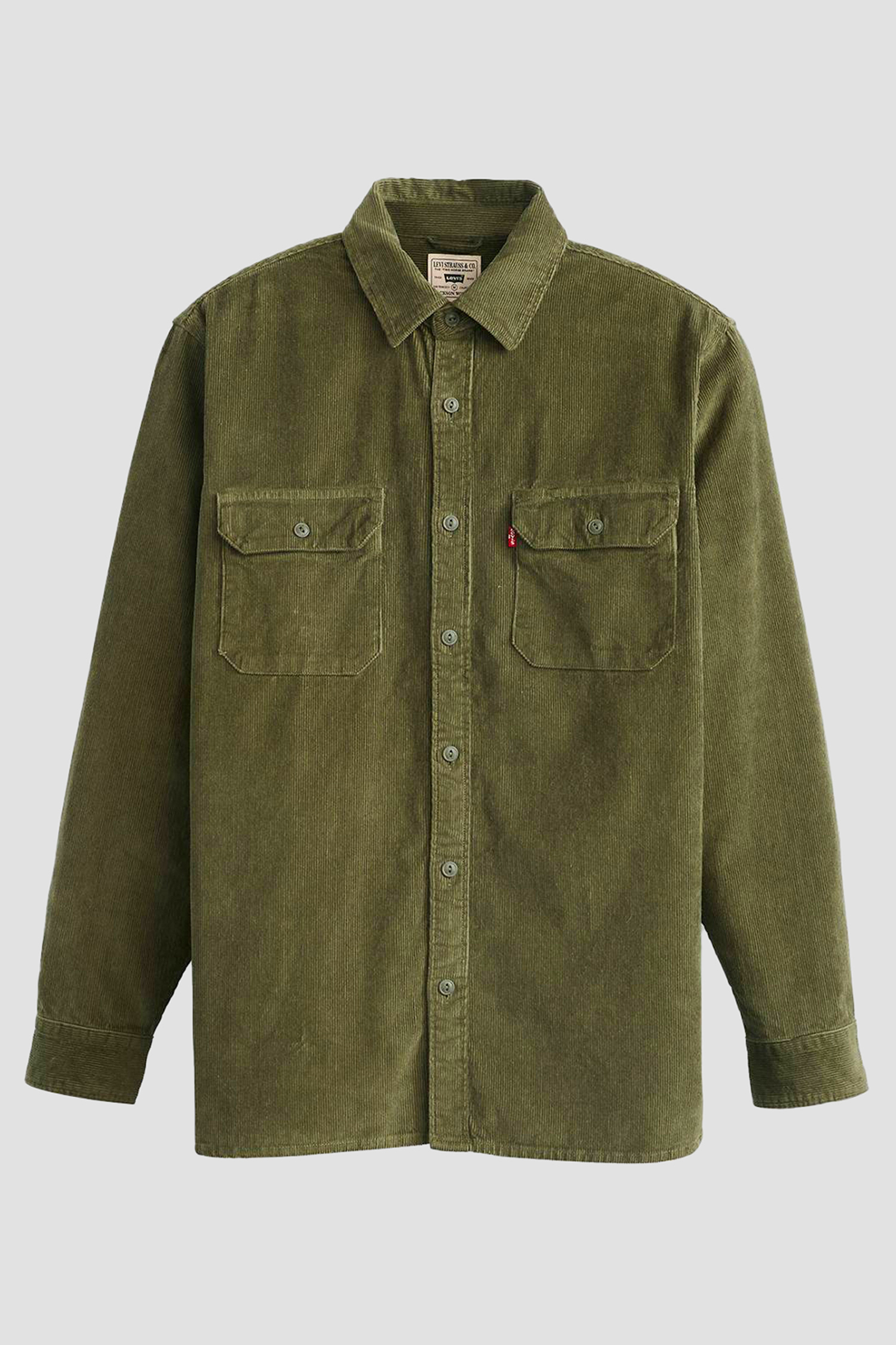 Мужская зеленая вельветовая рубашка Levi’s® 19573;0228