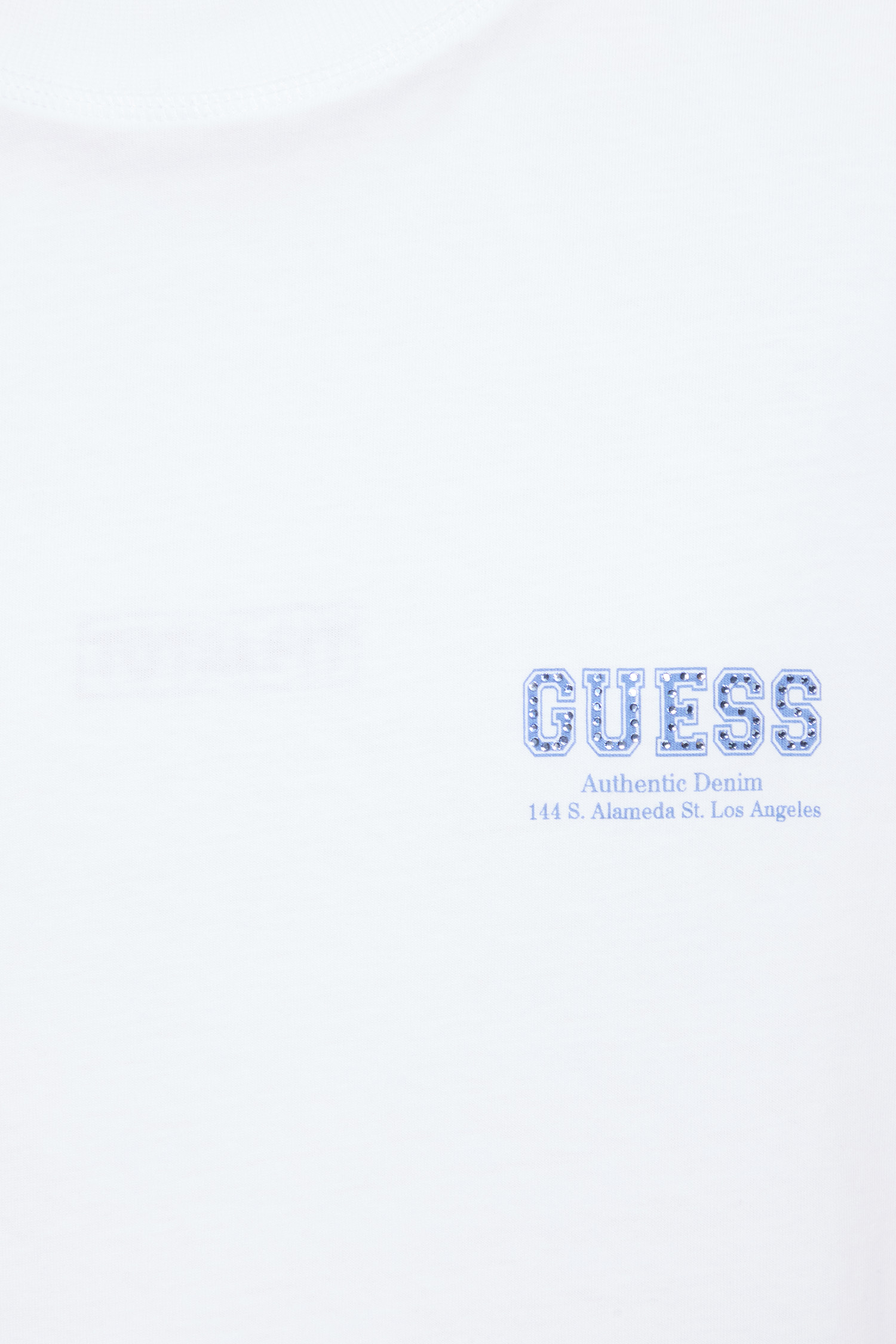 Жіноча біла футболка Guess W5YI10.JA914;F0FA