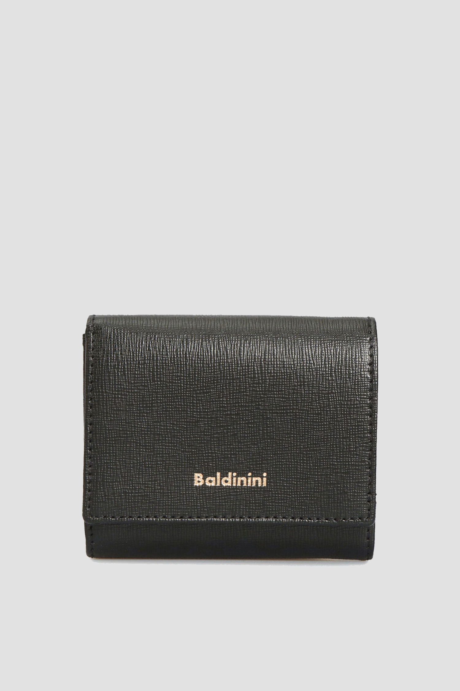 Жіночий чорний шкіряний гаманець Baldinini P2B005SAFF;0000