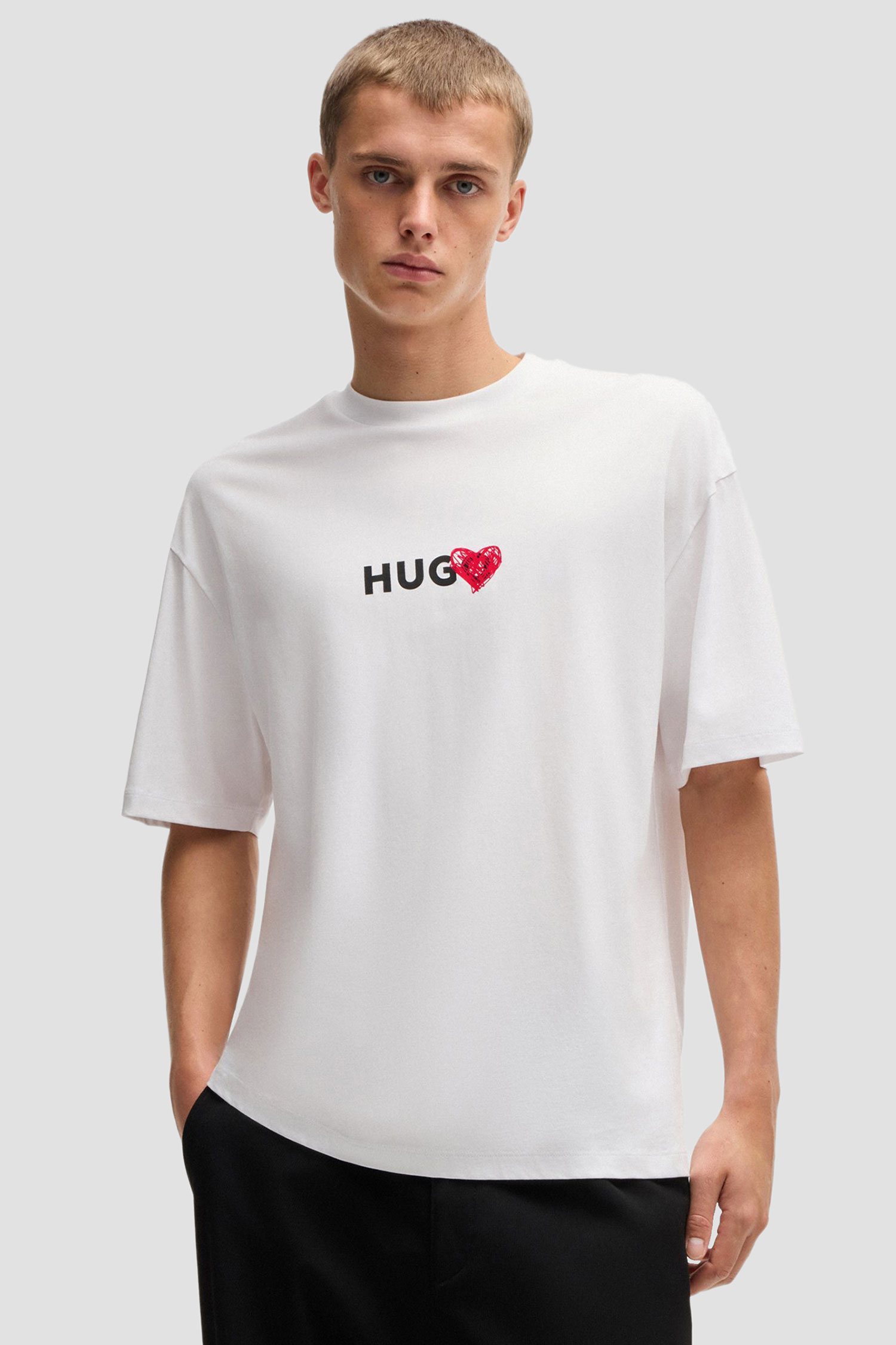 Белая футболка HUGO 50530557;100