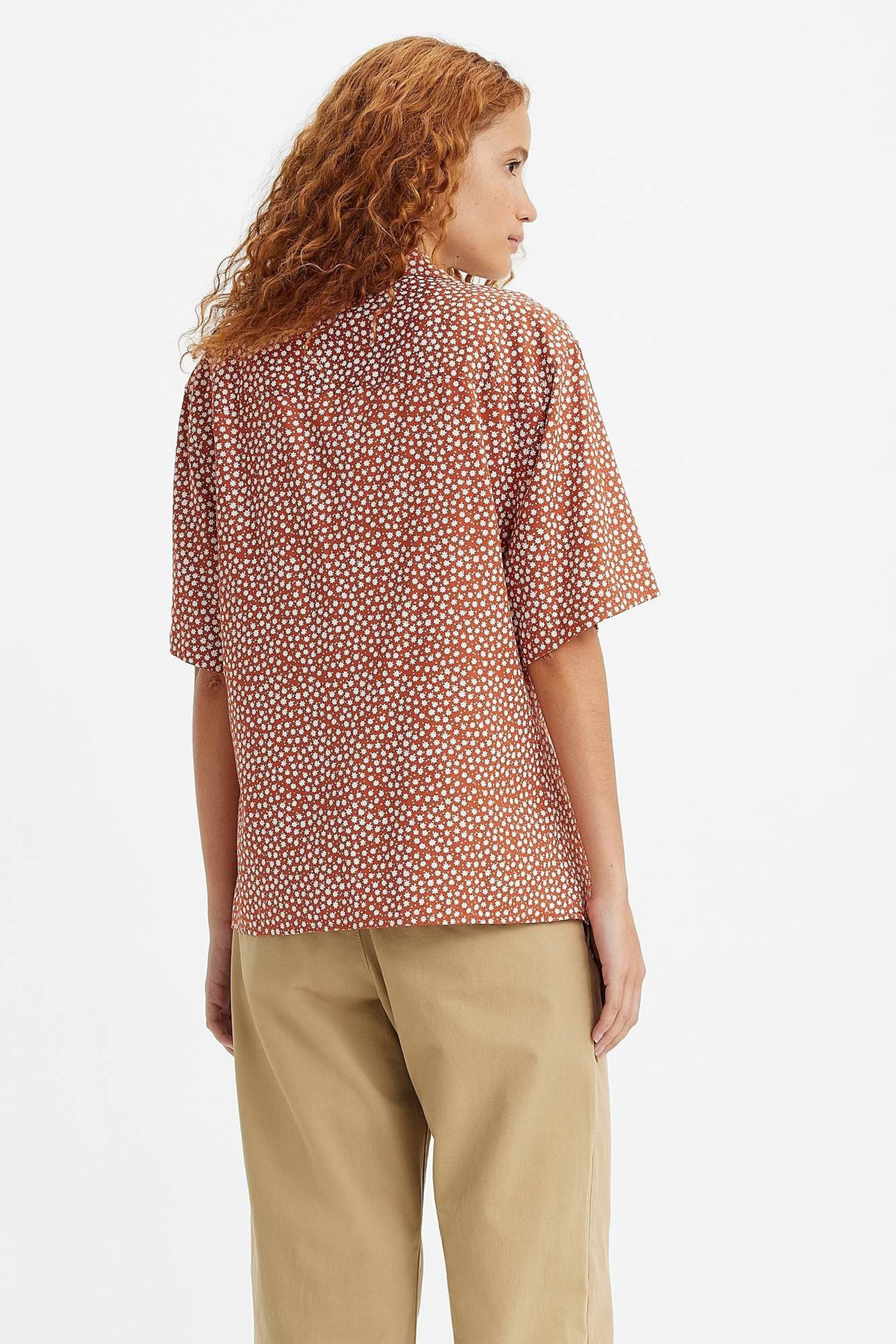 Женская терракотовая рубашка с узором Levi’s® A4576;0002