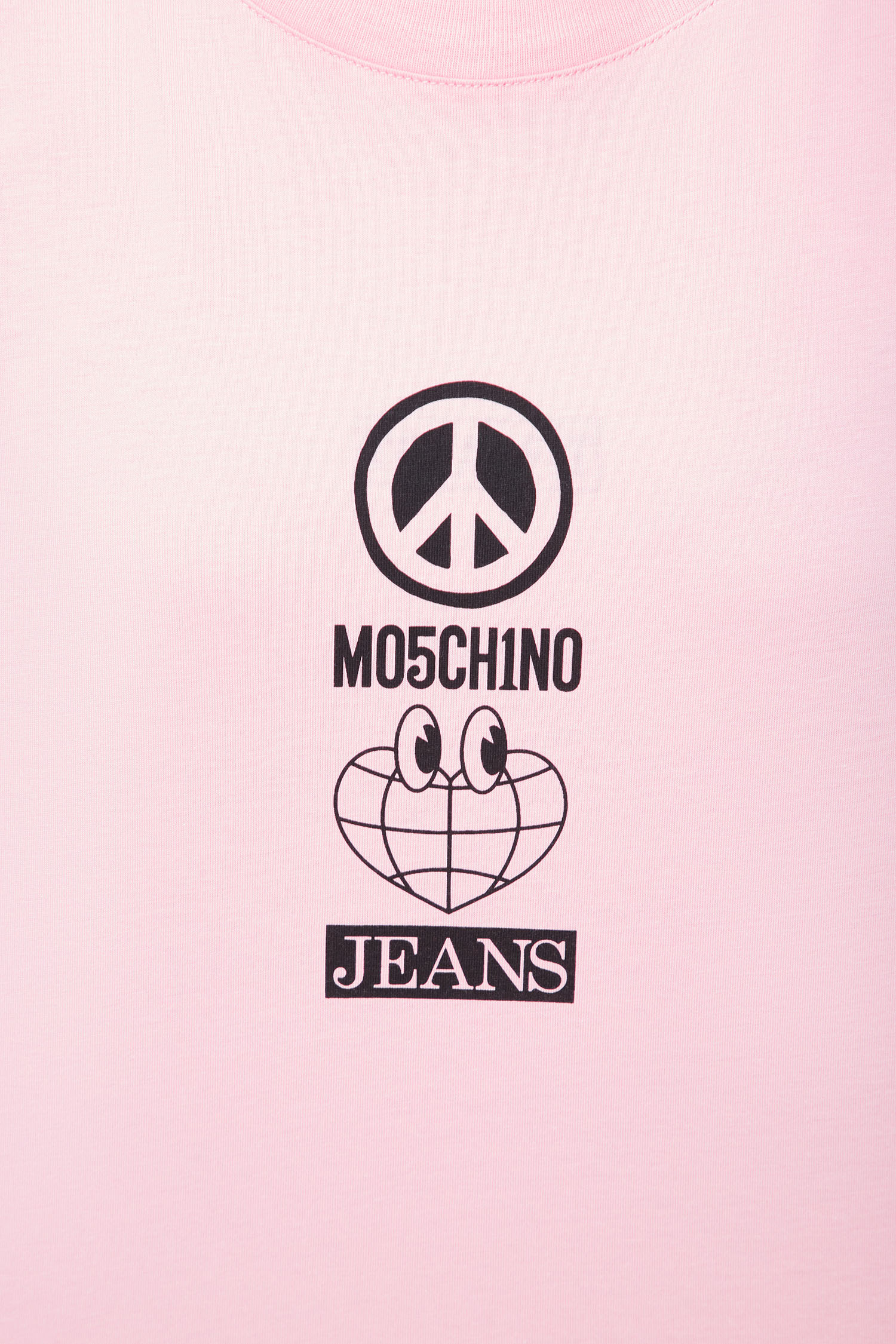 Женская розовая футболка Moschino A0718.3762;1224