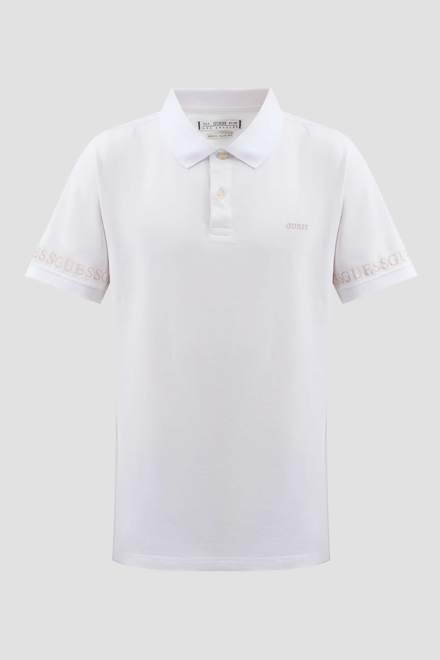 Чоловіче біле поло Guess M5RP66.J1314;G011