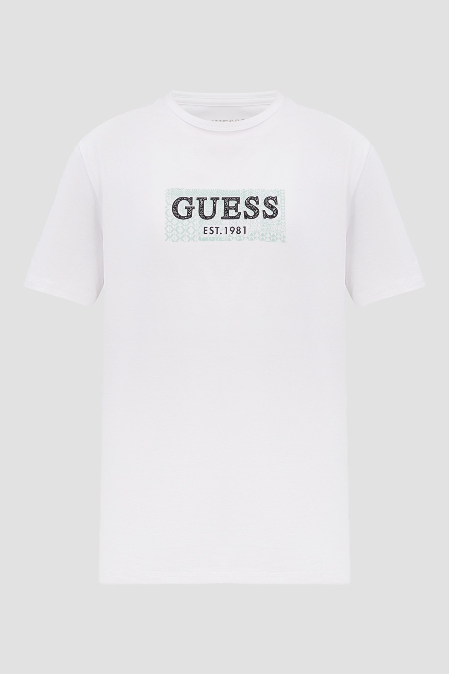 Мужская белая футболка Guess M5GI19.J1314;G011