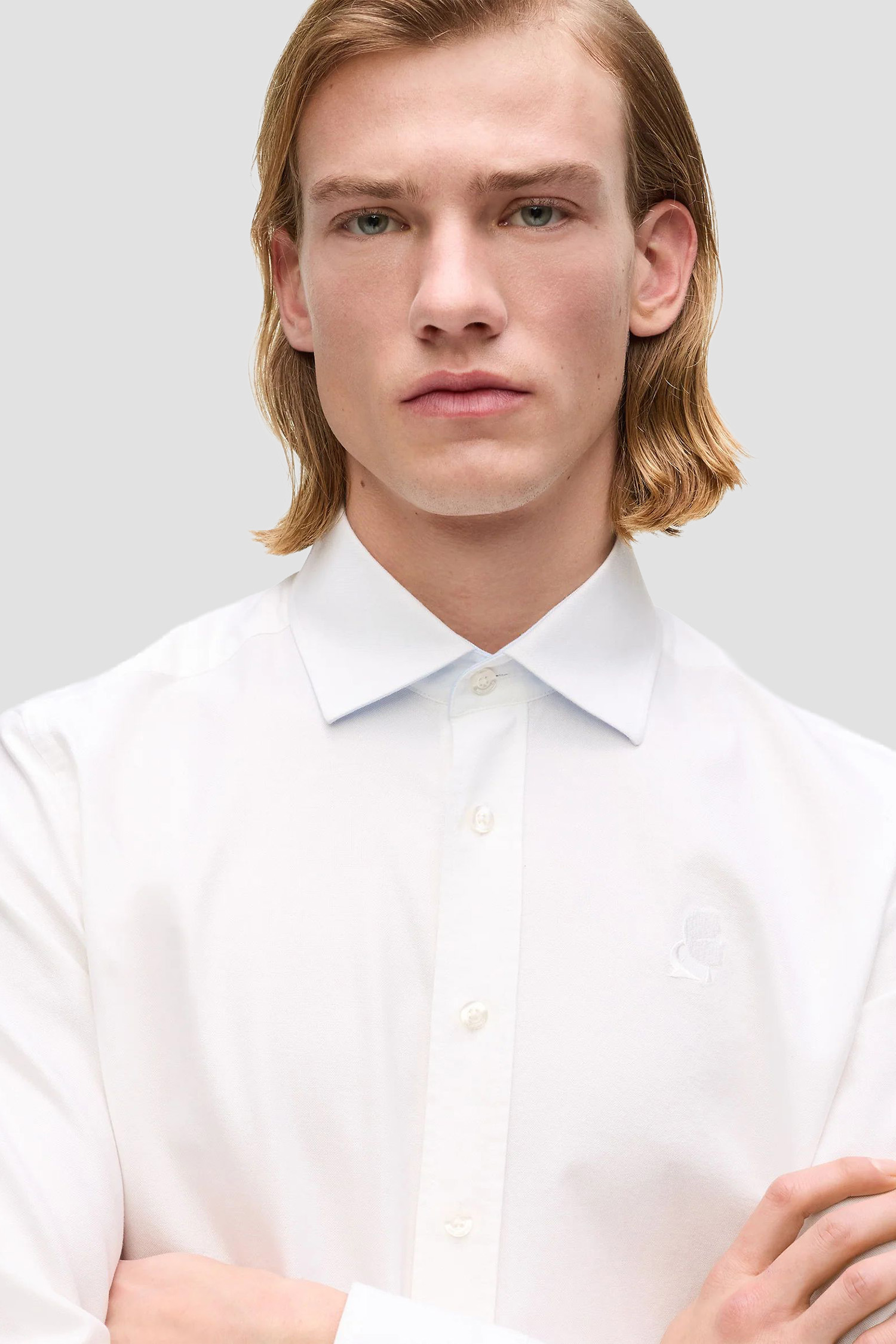 Чоловіча біла сорочка Karl Lagerfeld 561784.605192;10