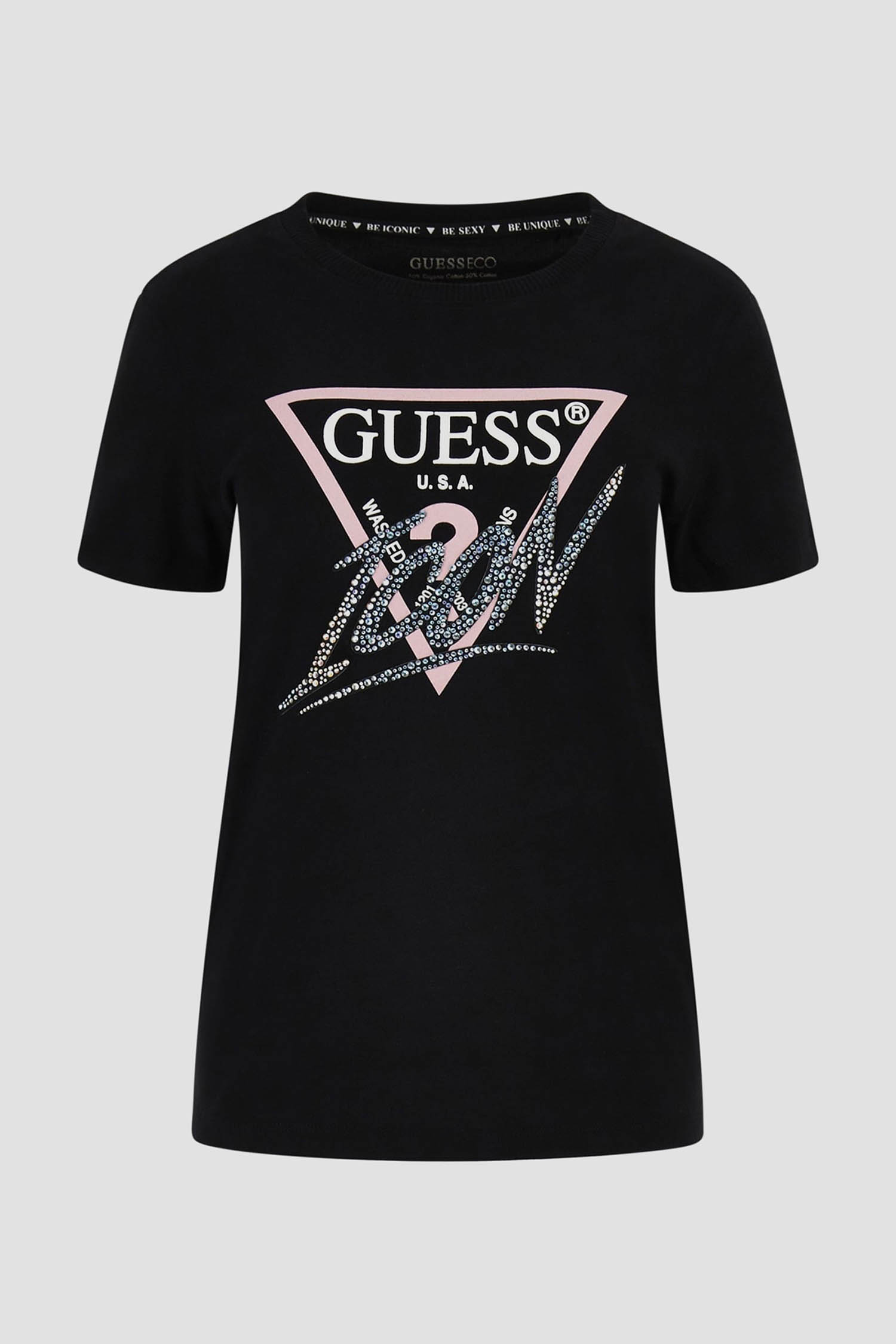 Женская черная футболка Guess W4RI41.I3Z14;JBLK