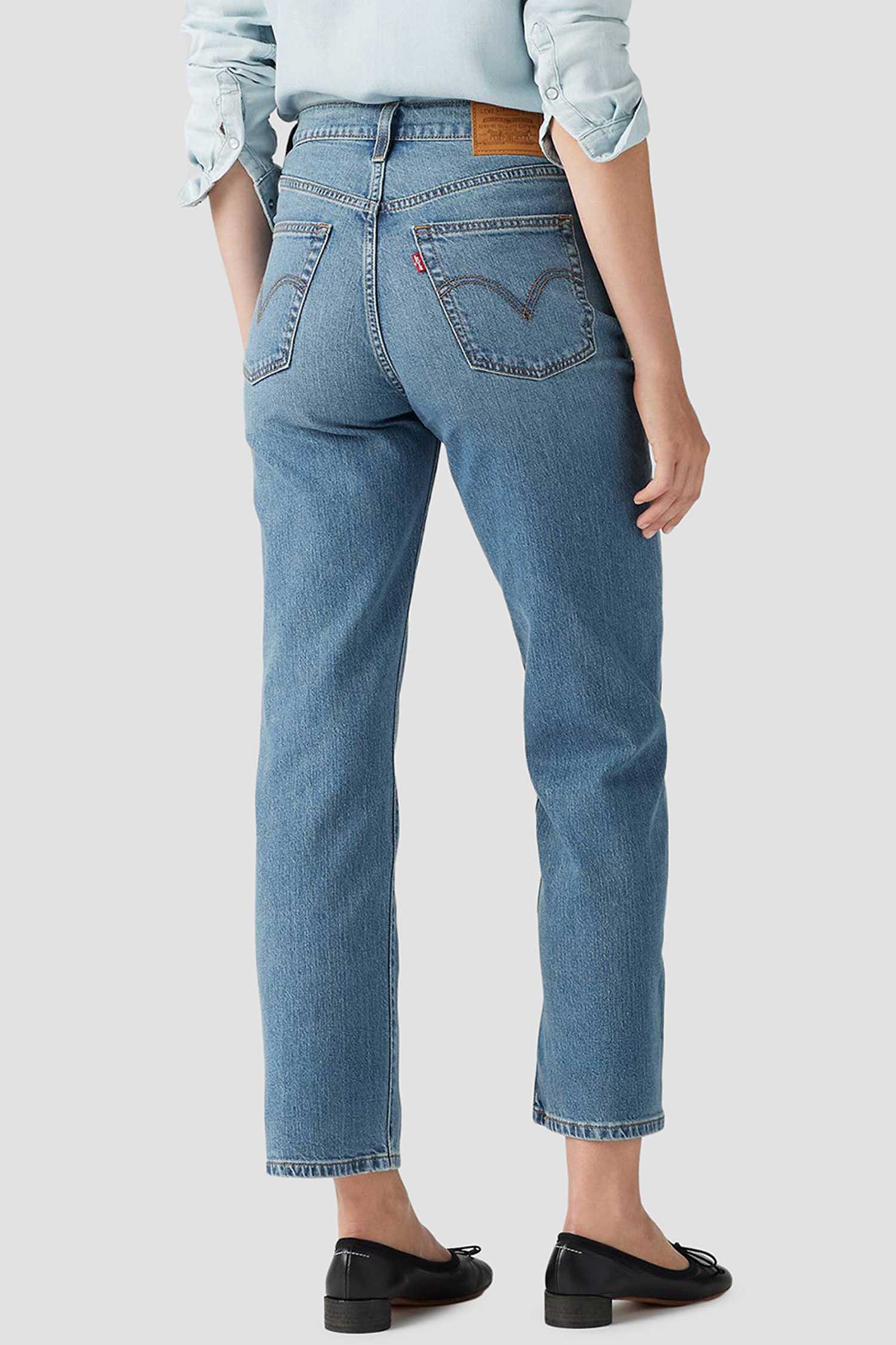 Жіночі сині джинси Ribcage Straight Ankle Levi’s® 72693;0230