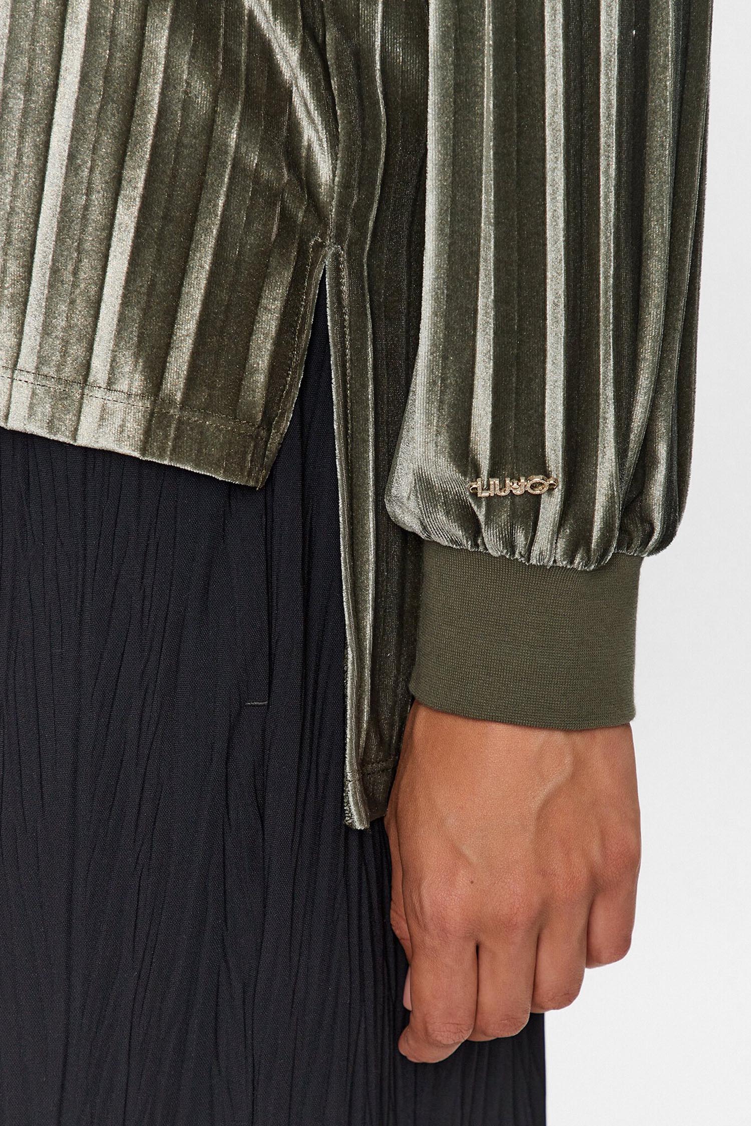 Женское зеленое худи Liu Jo TF3183.J4529;90511