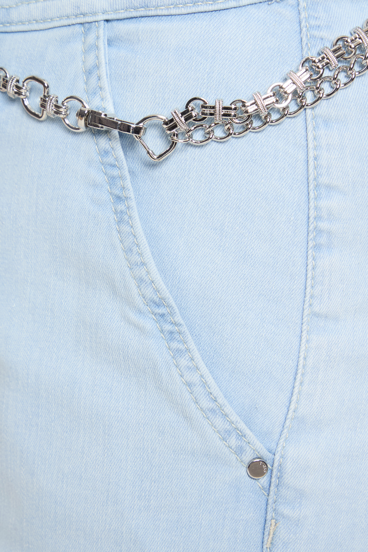 Женские голубые джинсы Guess W5GA1L.D5NB4;NGLH