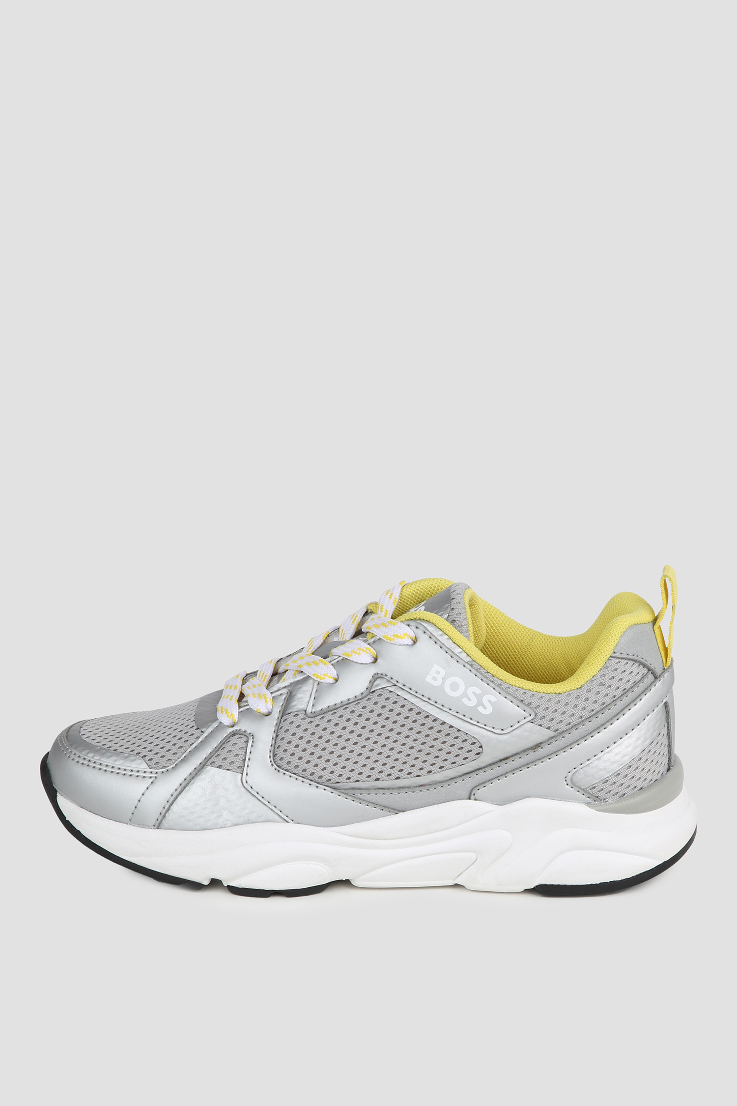 Дитячі сірі кросівки BOSS kids J50867;016