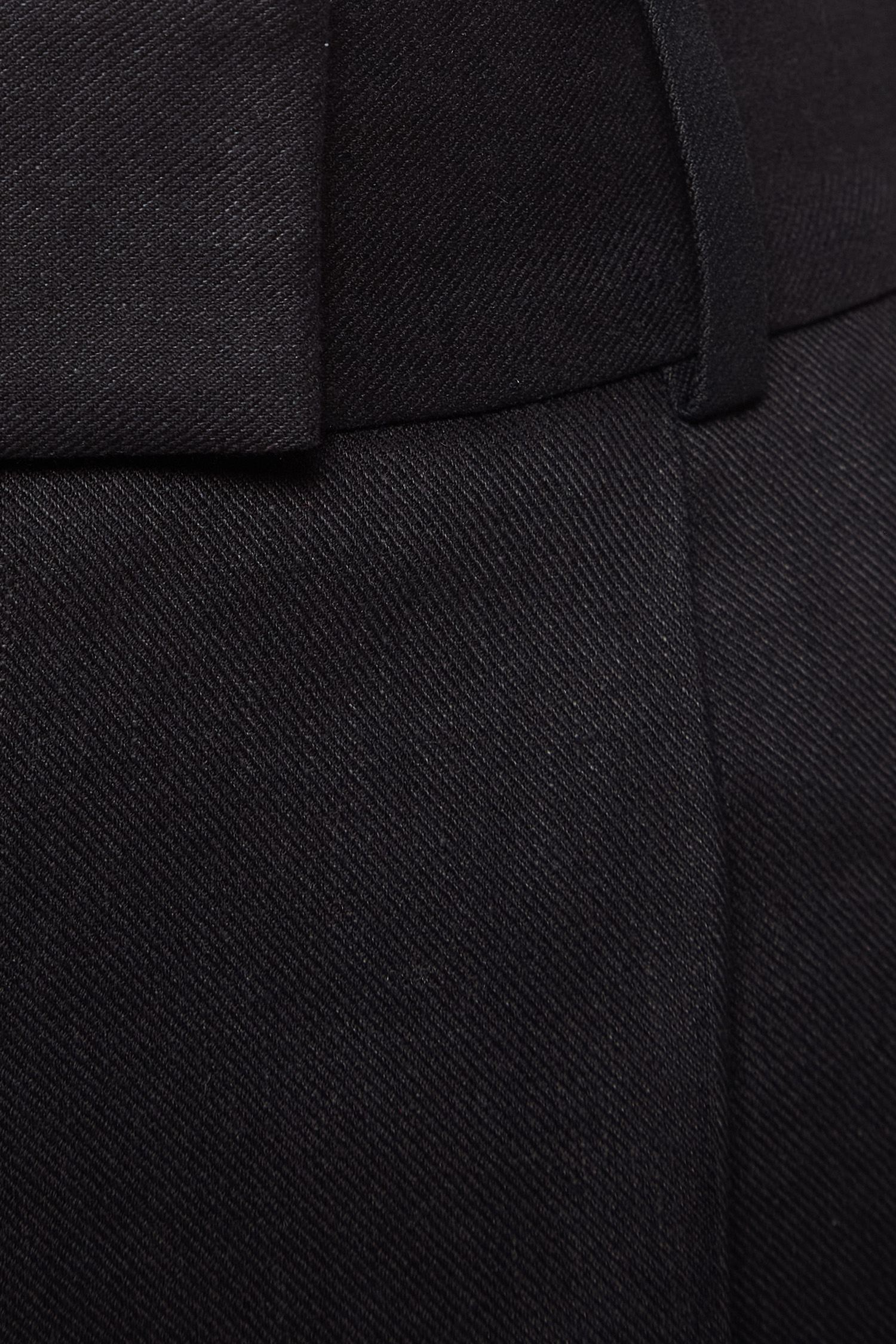 Женские черные льняные шорты HUGO 50537634;001