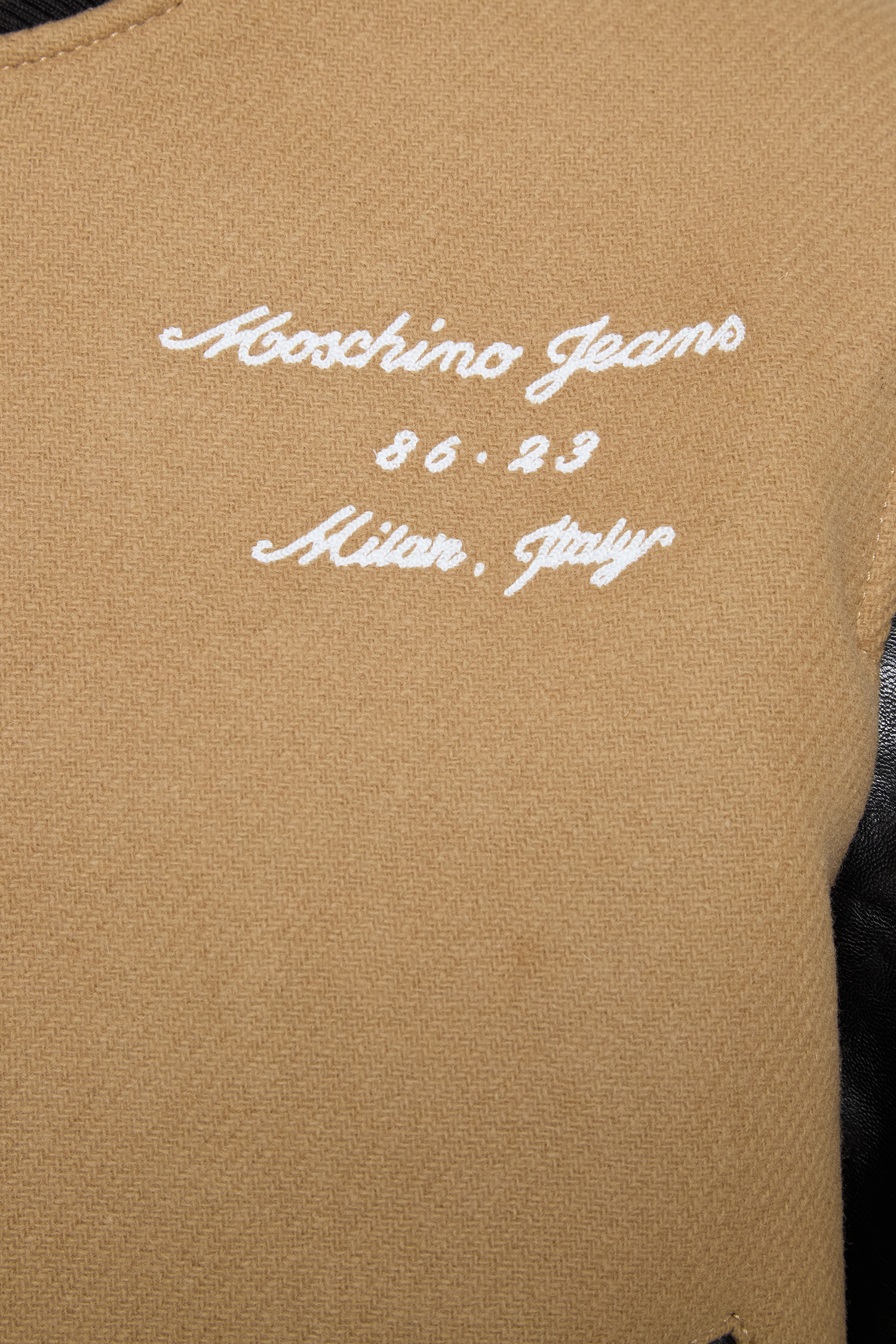 Жіночий бежевий вовняний бомбер Moschino A0610.8217;1084