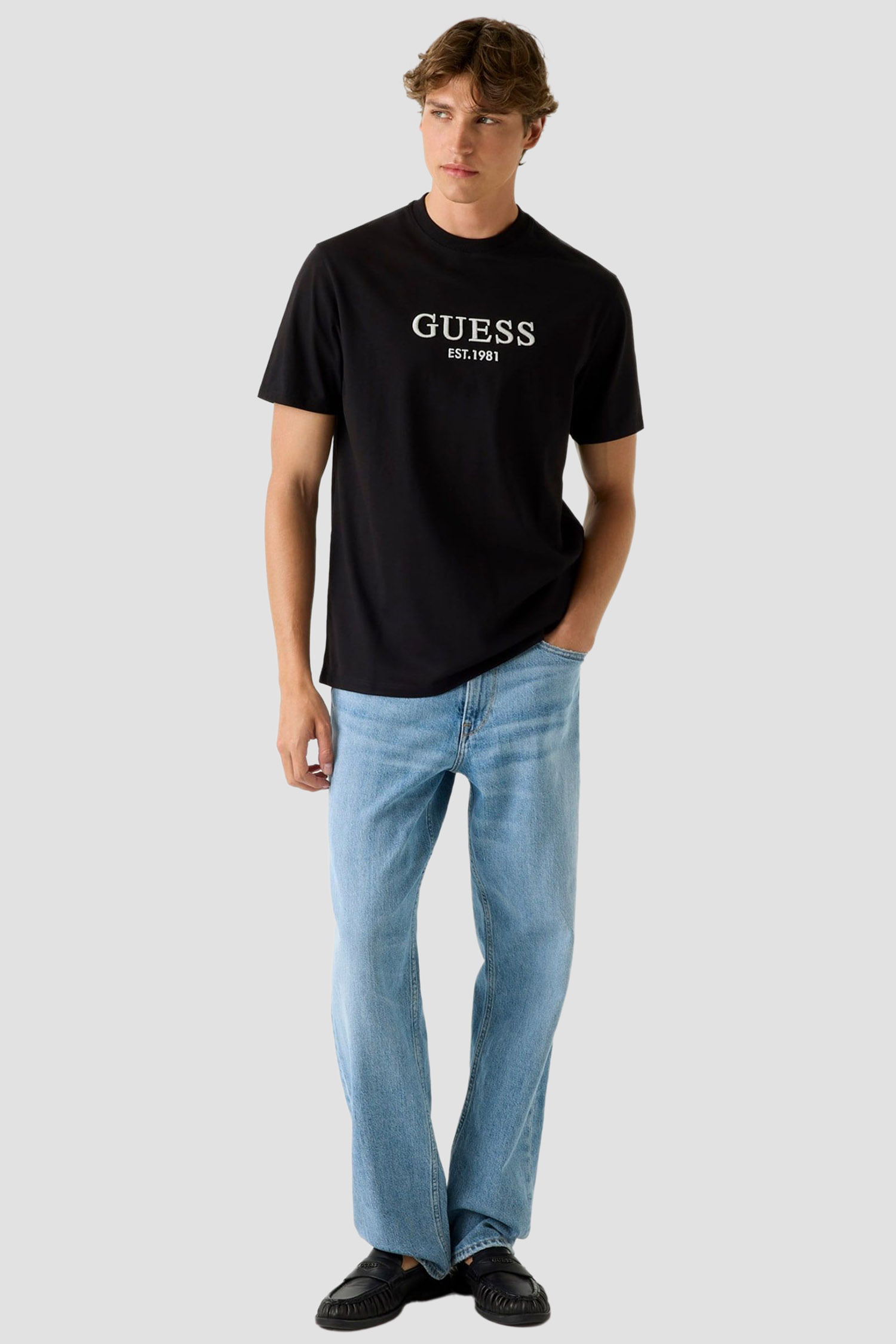 Мужская черная футболка Guess M5BI09.K8FQ4;JBLK