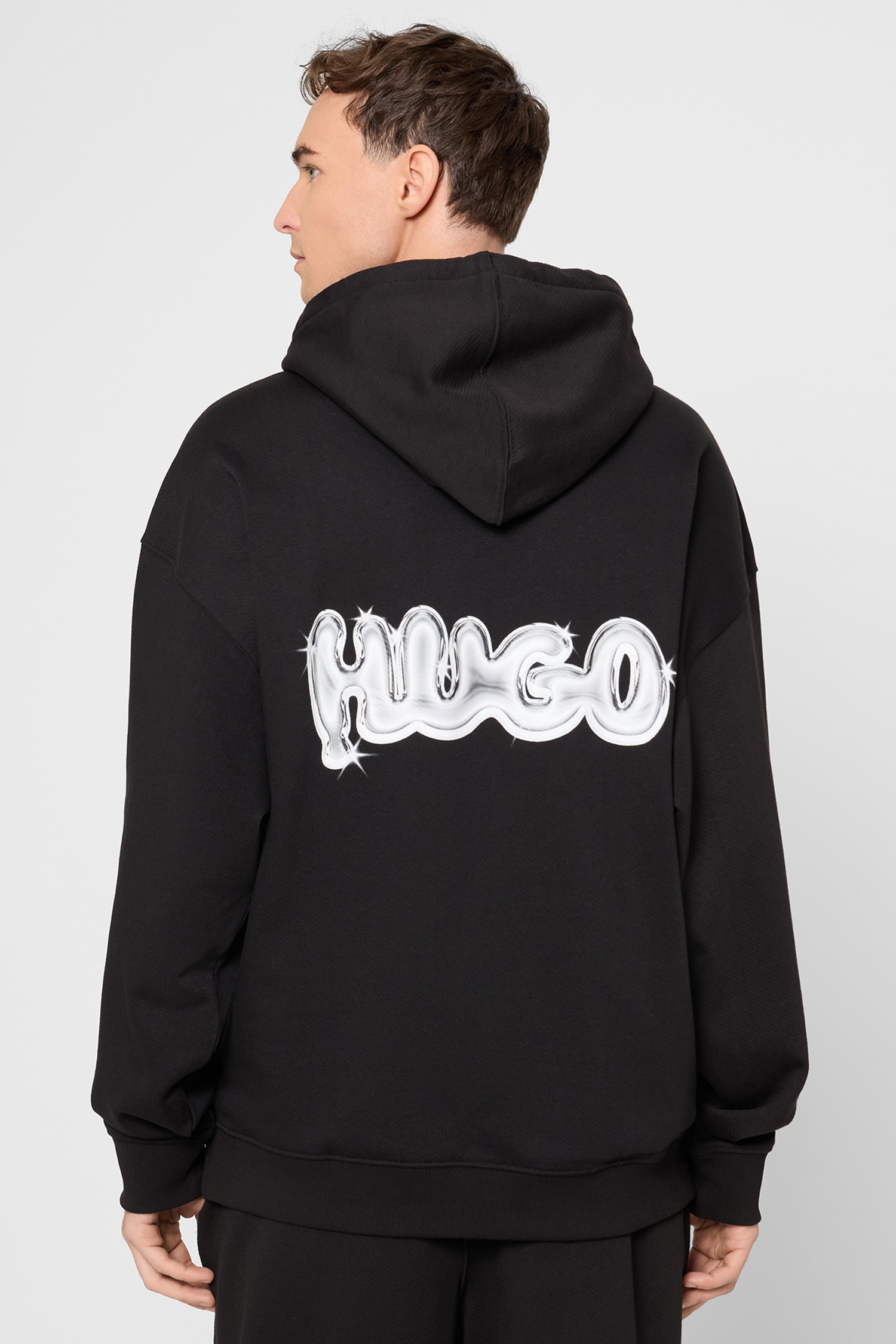 Чоловіче чорне худі HUGO BLUE 50549212;001