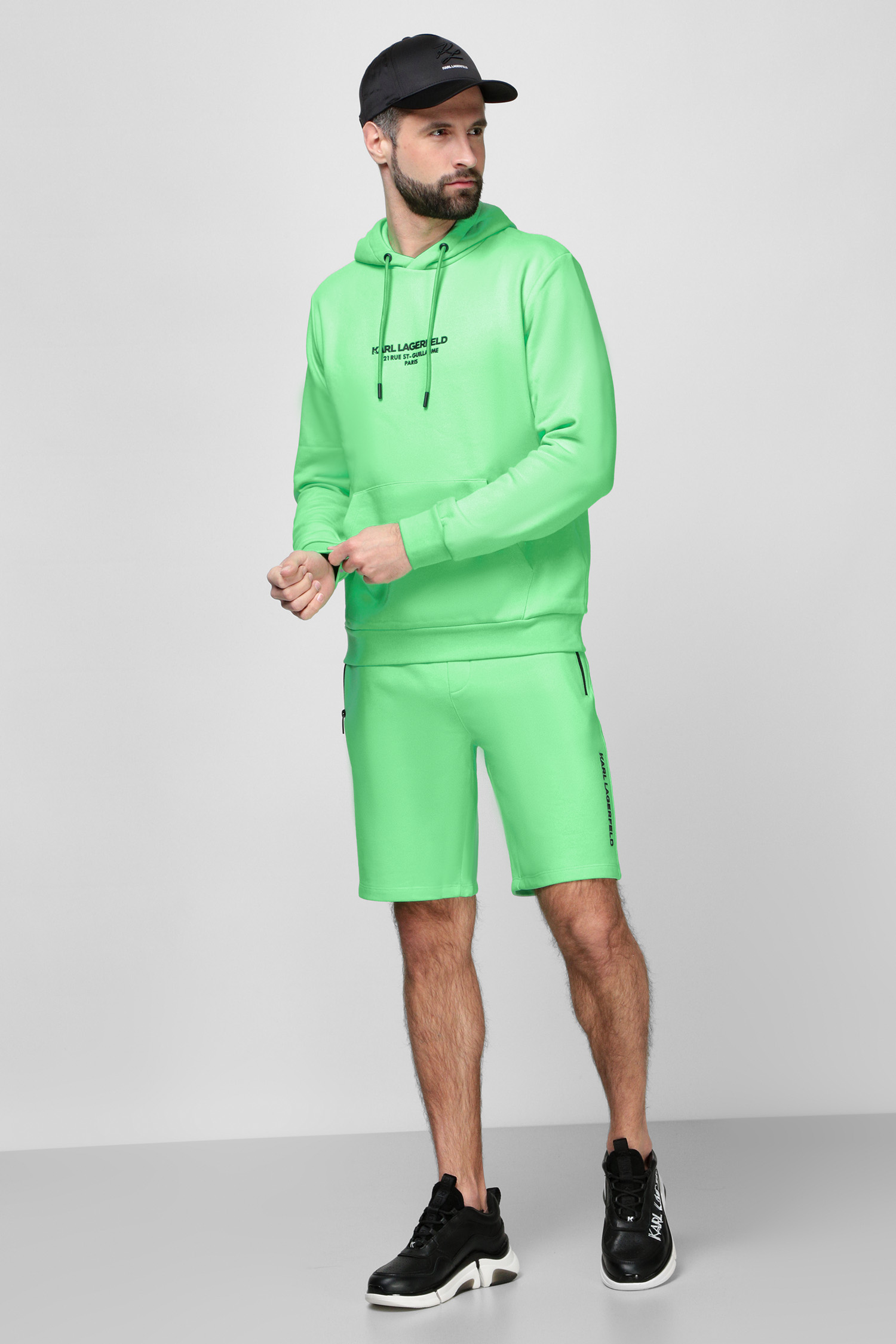 Чоловічі салатові шорти Karl Lagerfeld 521900.705432;520