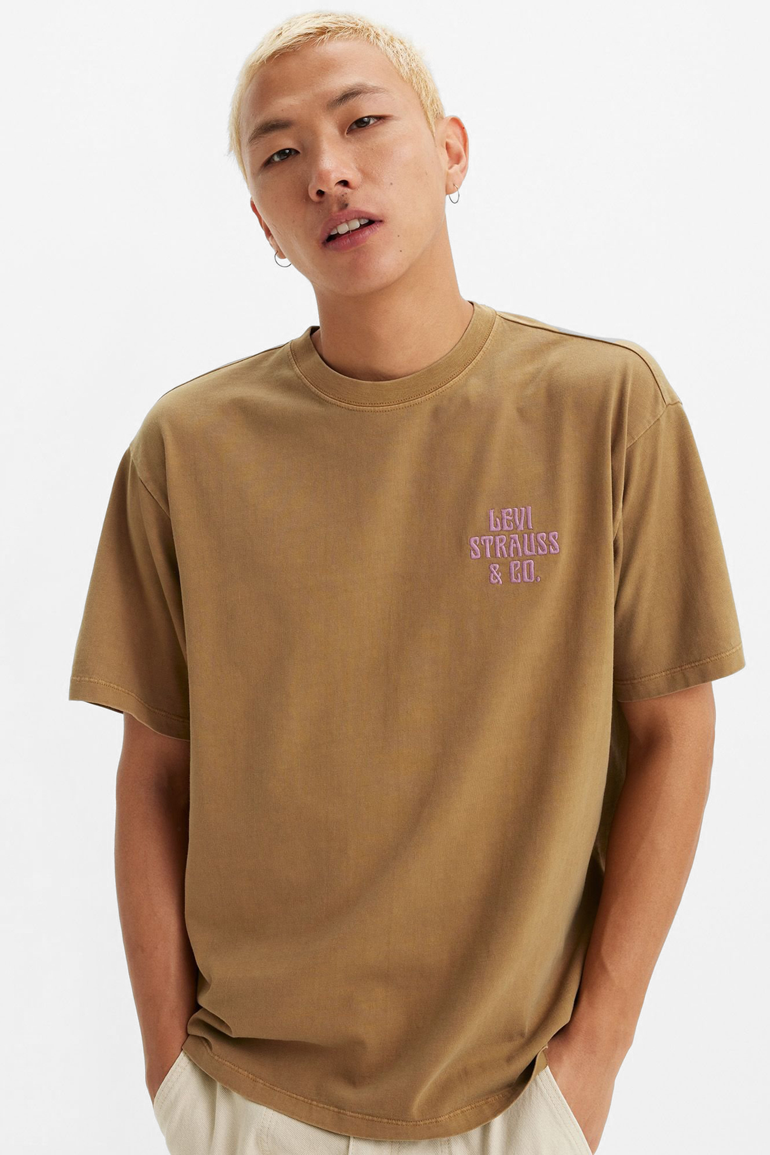Чоловіча бежева футболка Levi’s® 87373;0151