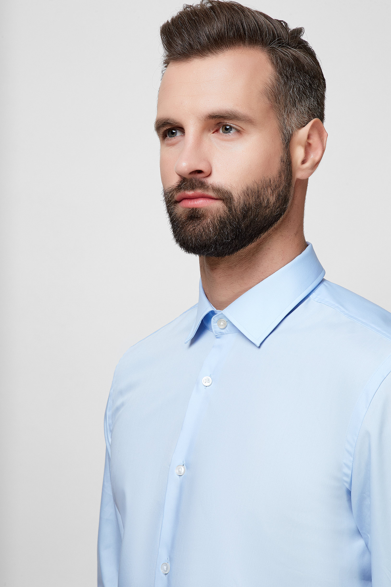 Чоловіча блакитна сорочка BOSS 50327693;450
