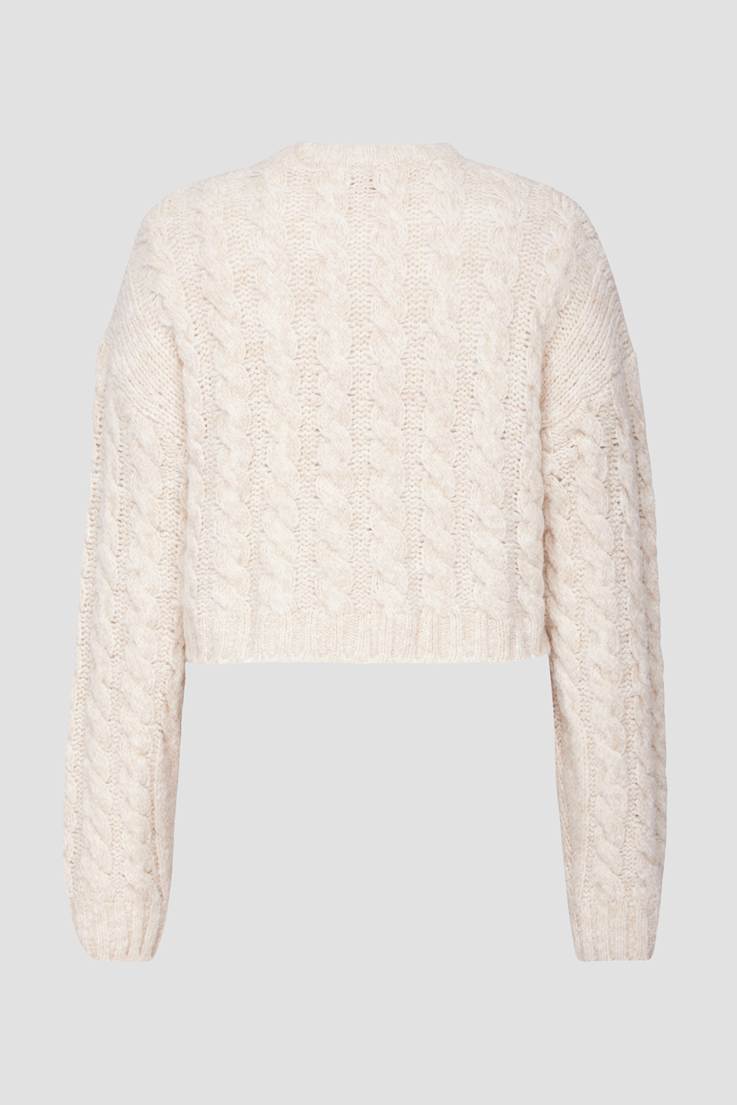 Женский бежевый шерстяной свитер HUGO 50500803;270