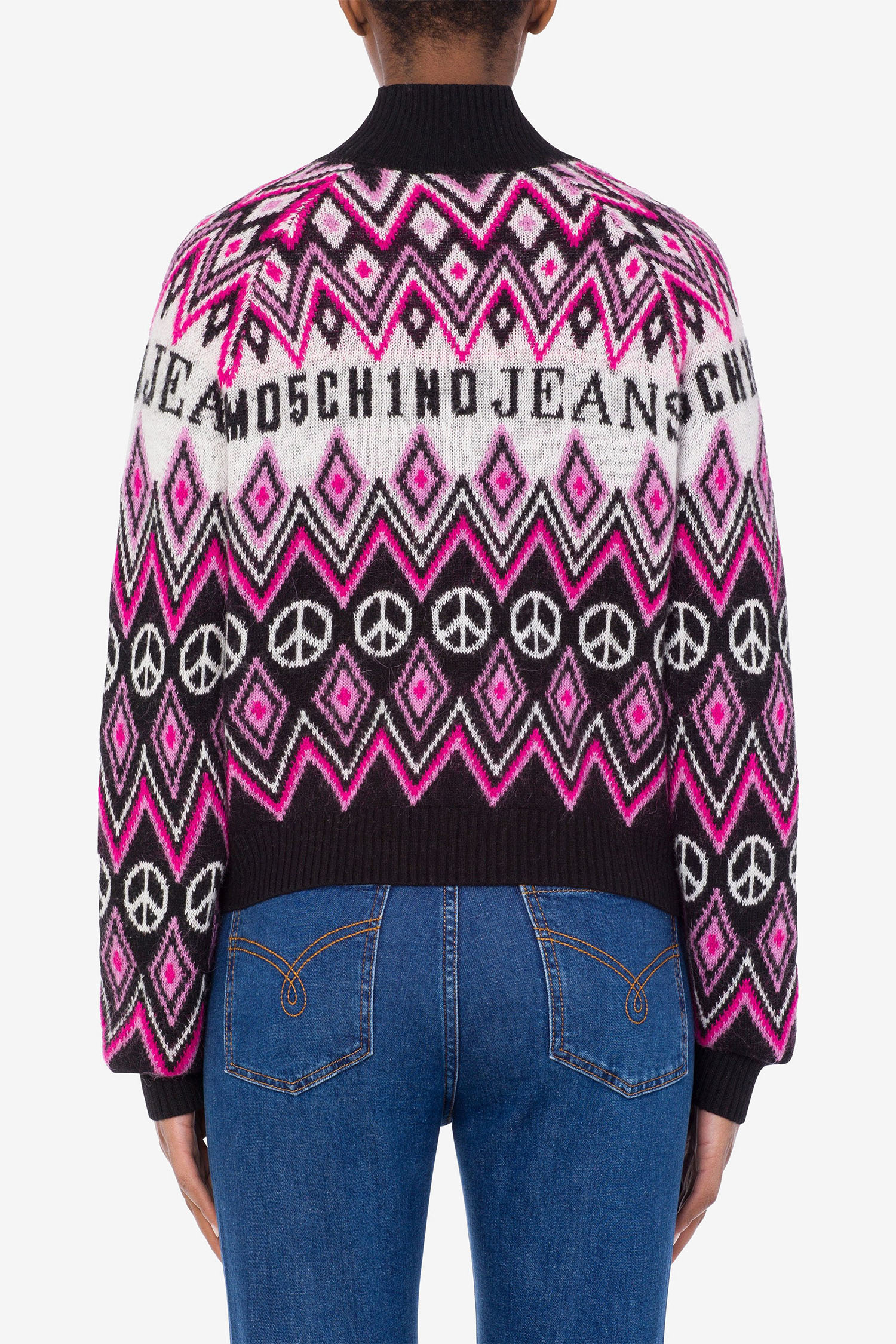 Жіночий светр з візерунком Moschino J0933.8709;2555