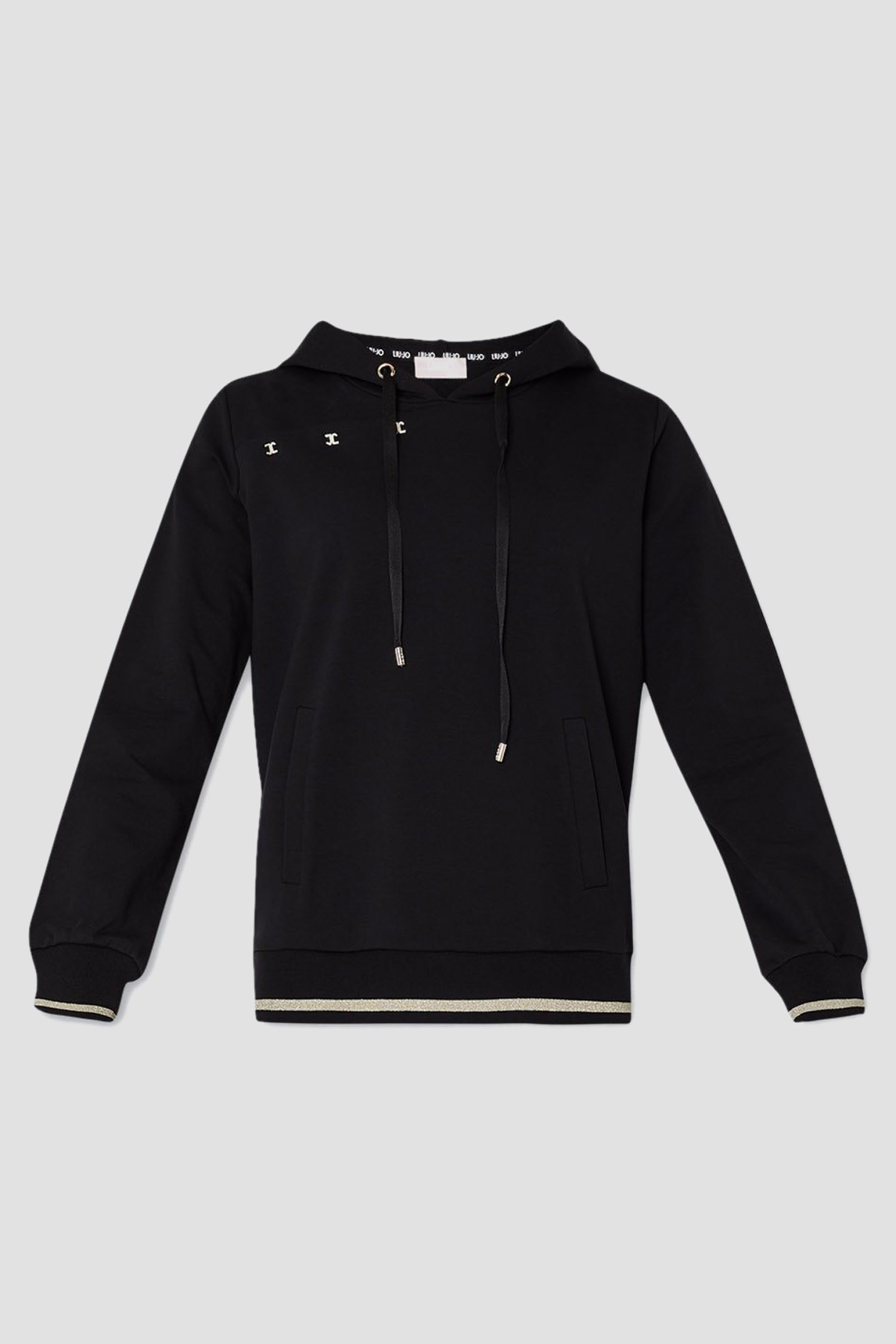 Женское черное худи Liu Jo TF3067.F0702;22222