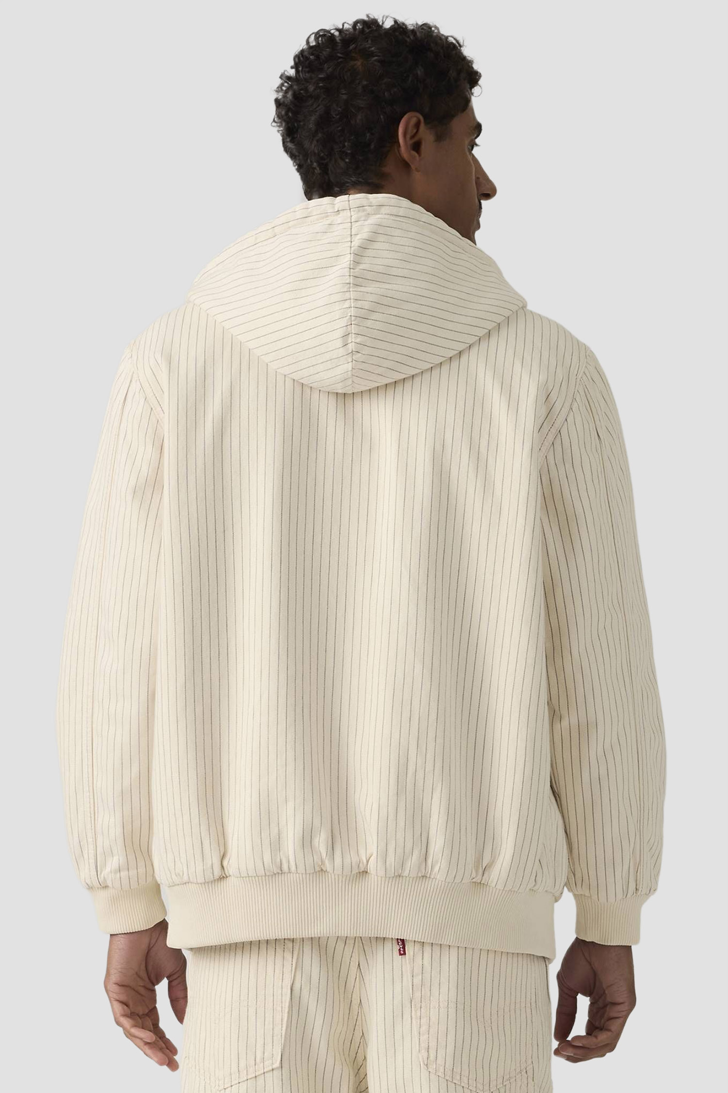 Чоловіча біла куртка у смужку Levi’s® A3222;0019